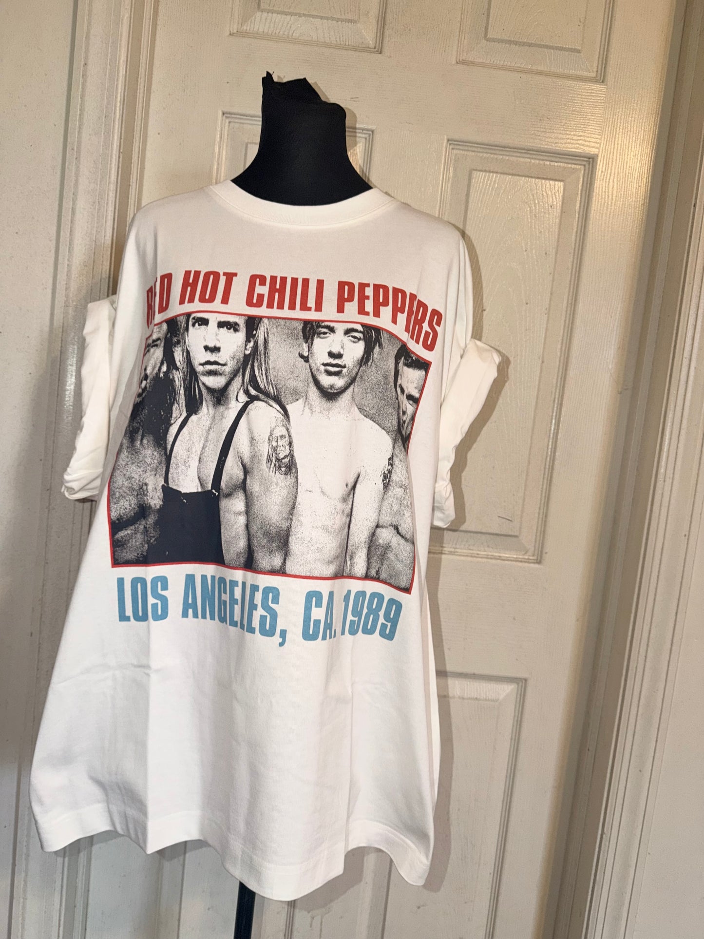 Red Hot Chili Peppers Oversized Distressed Tee
