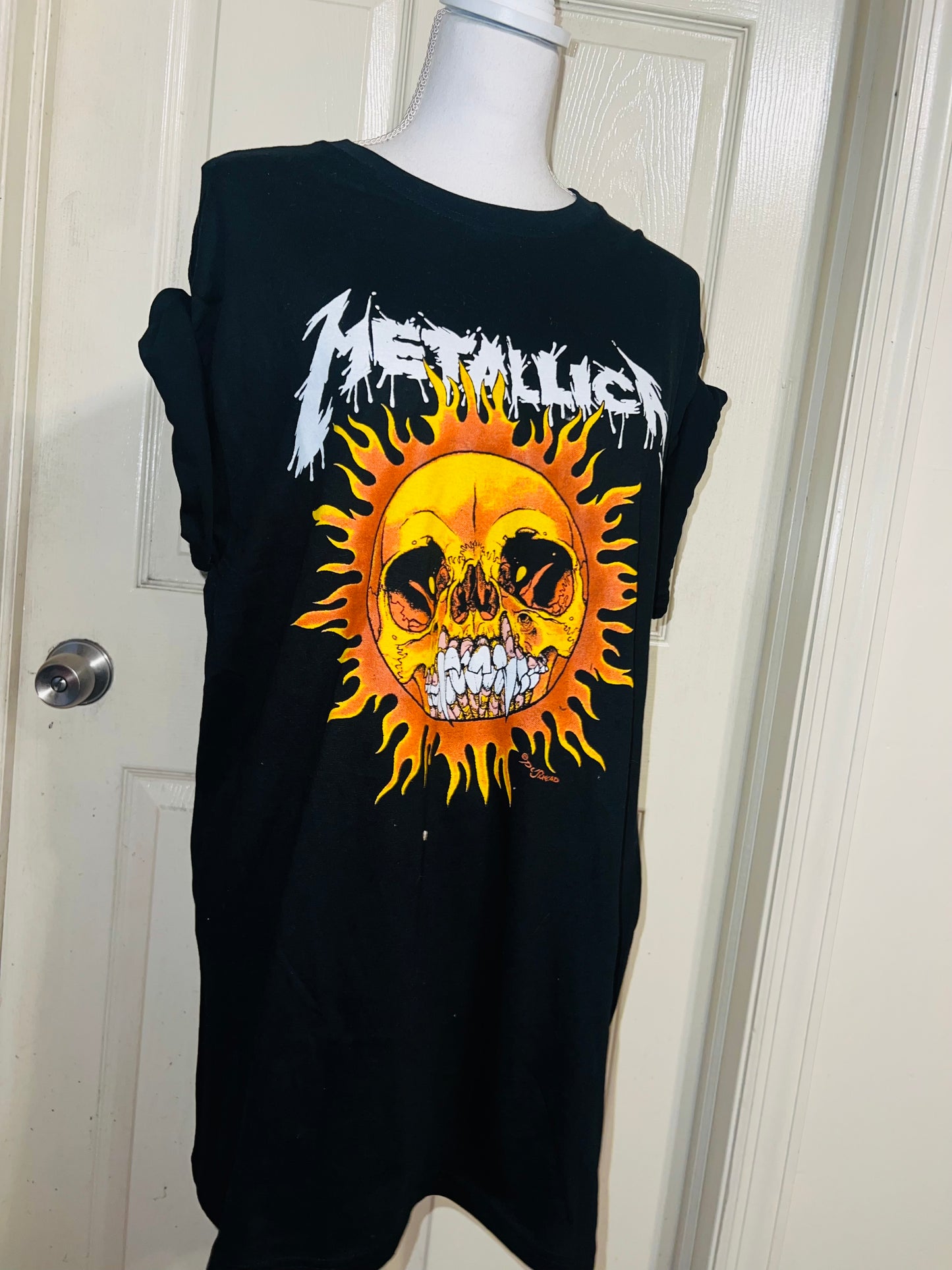 Metallica Oversized Distressed Tee