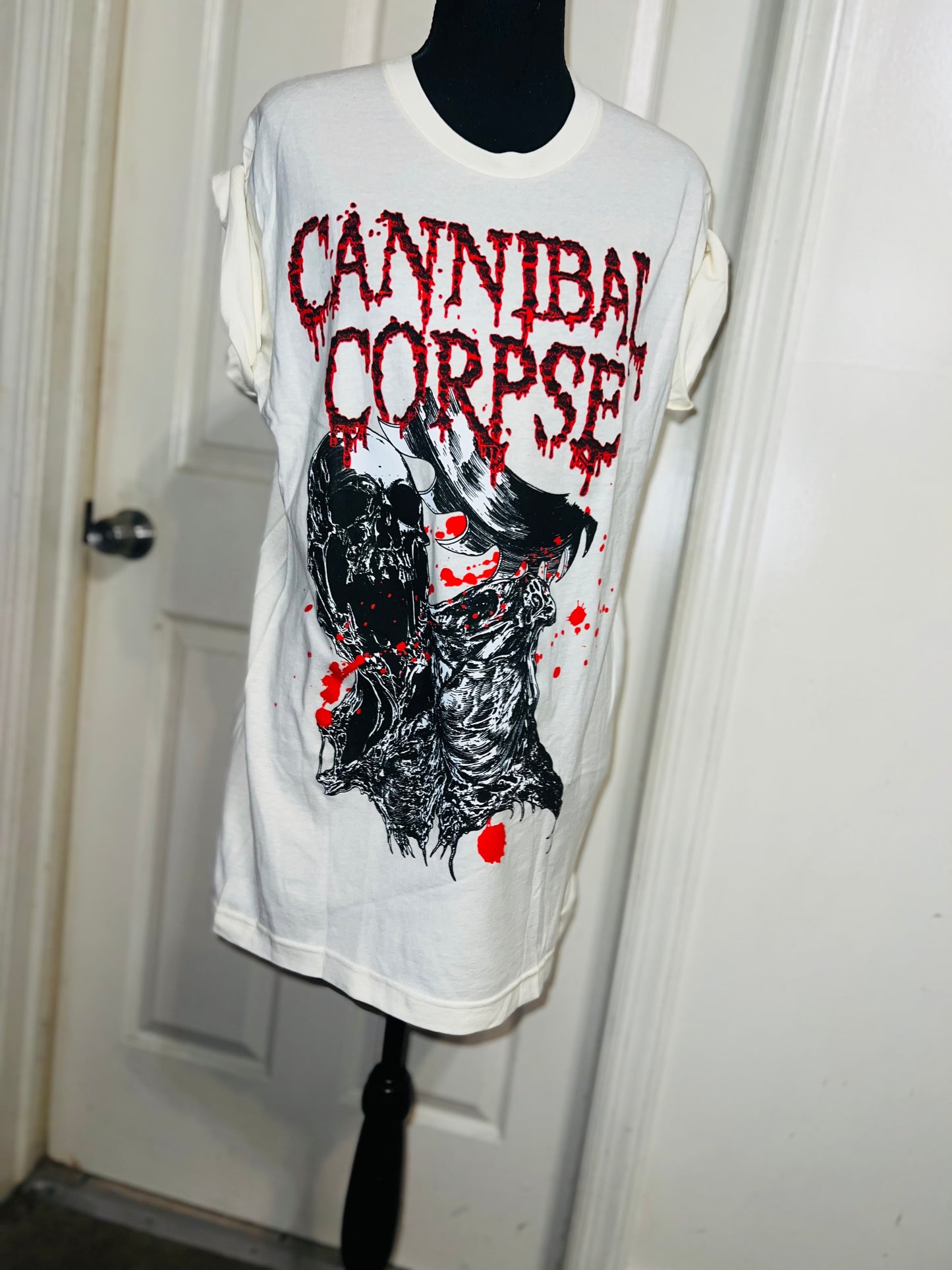 Cannibal Corpse Oversized Distressed Tee