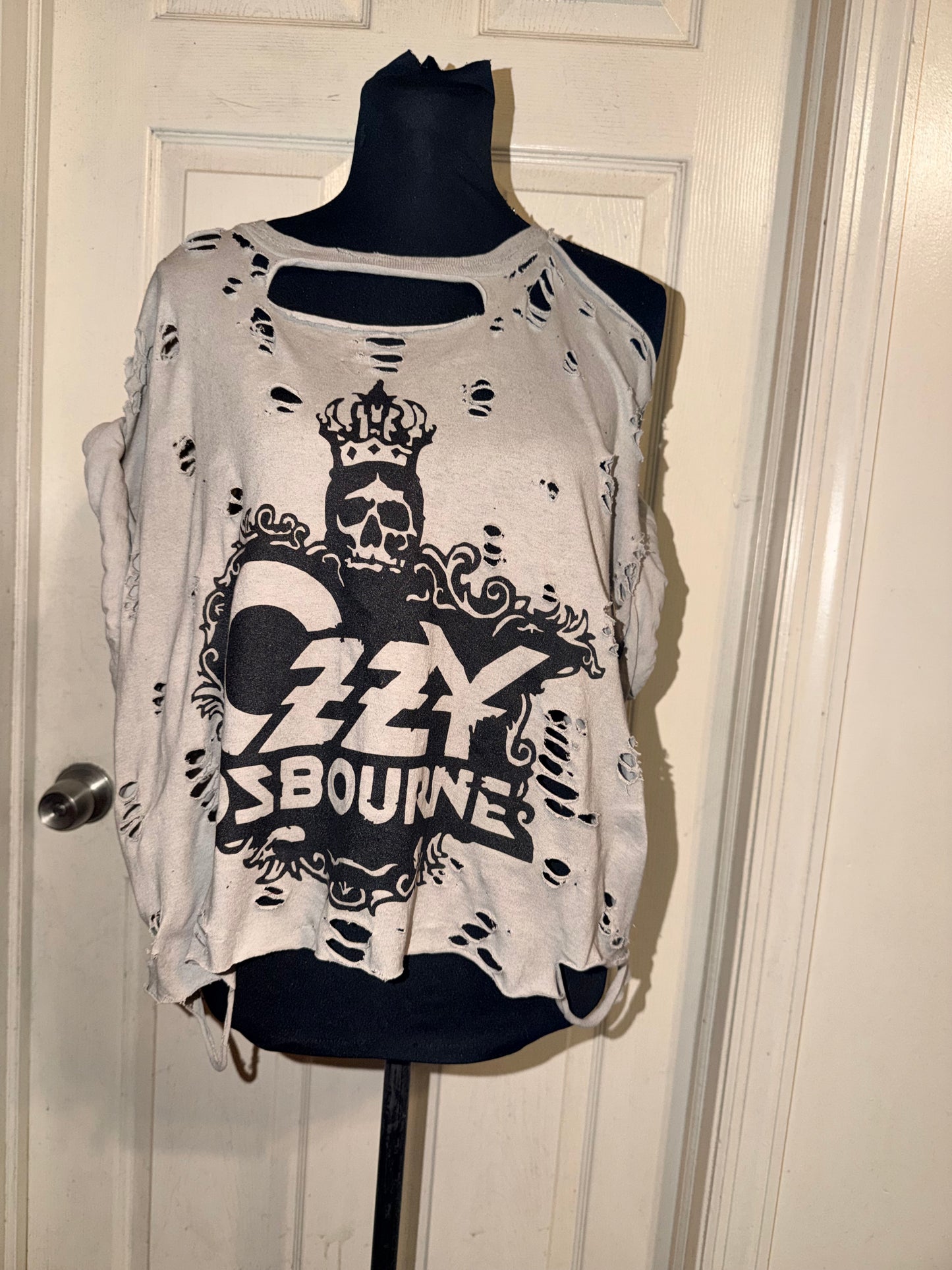 Ozzy Osbourne Oversized Distressed Tee (As Is)