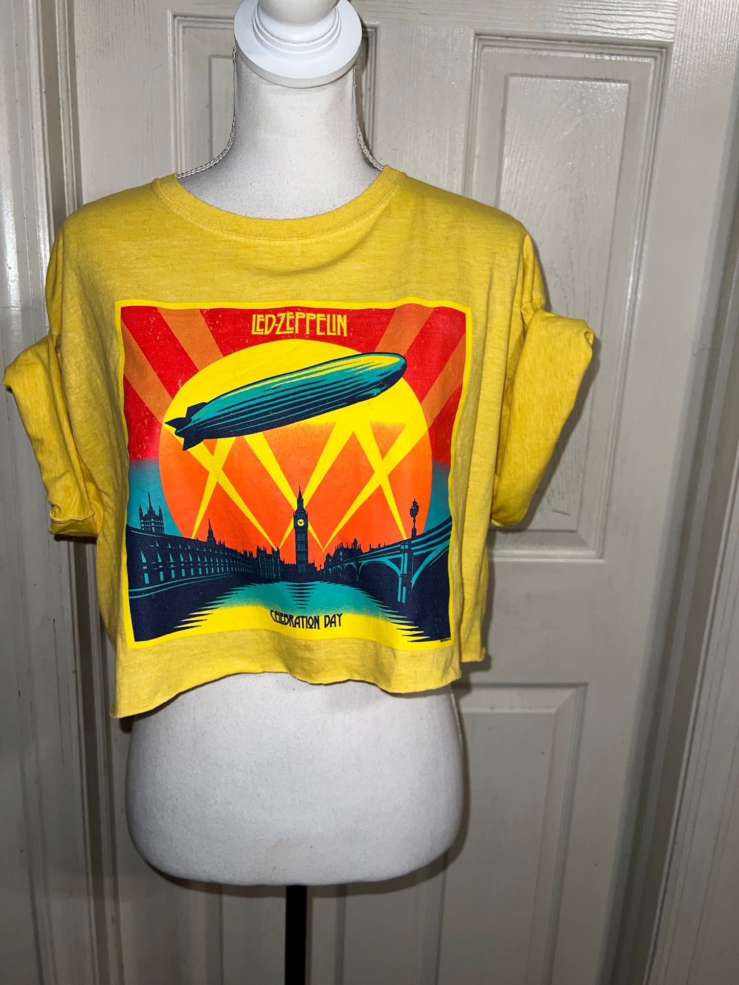 Led Zeppelin Blimp Oversized Distressed Tee