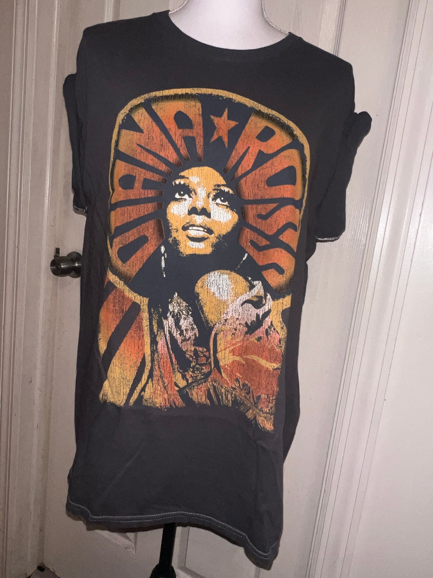 Diana Ross Oversized Distressed T-Shirt