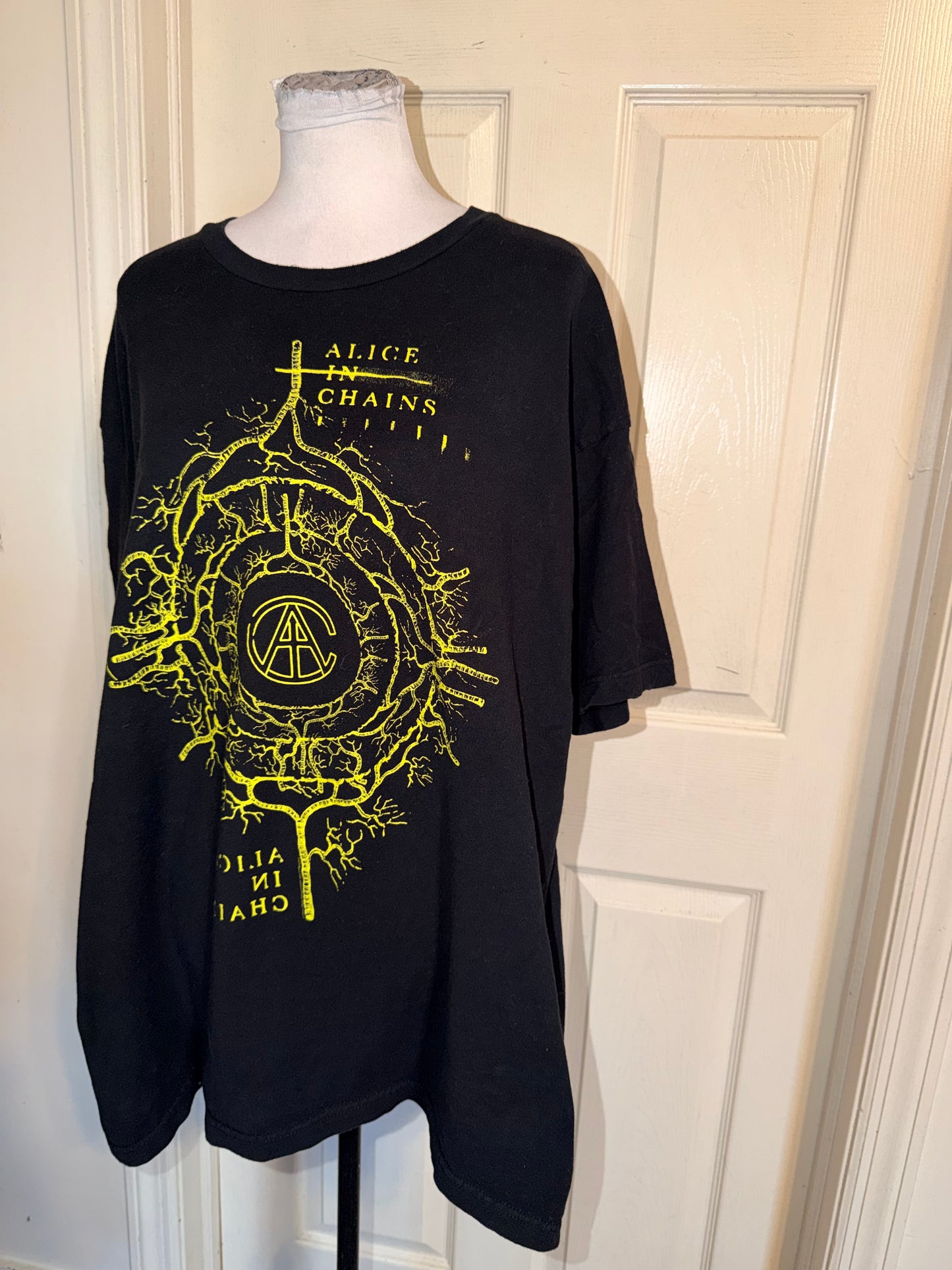 Alice In Chains Double Sided Oversized Distressed Tee