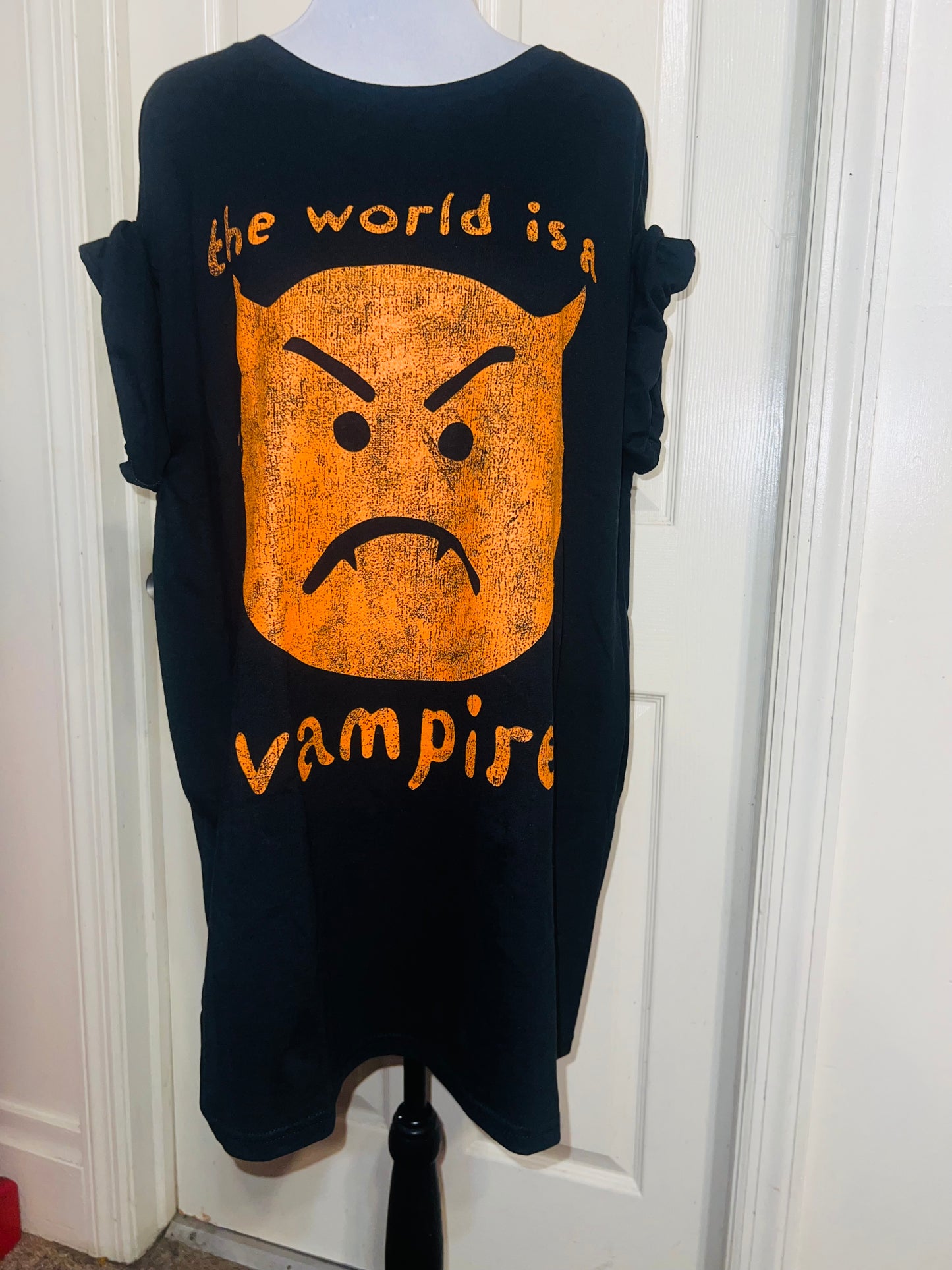 The Smashing Pumpkins Tour Double Sided Oversized Distressed Tee