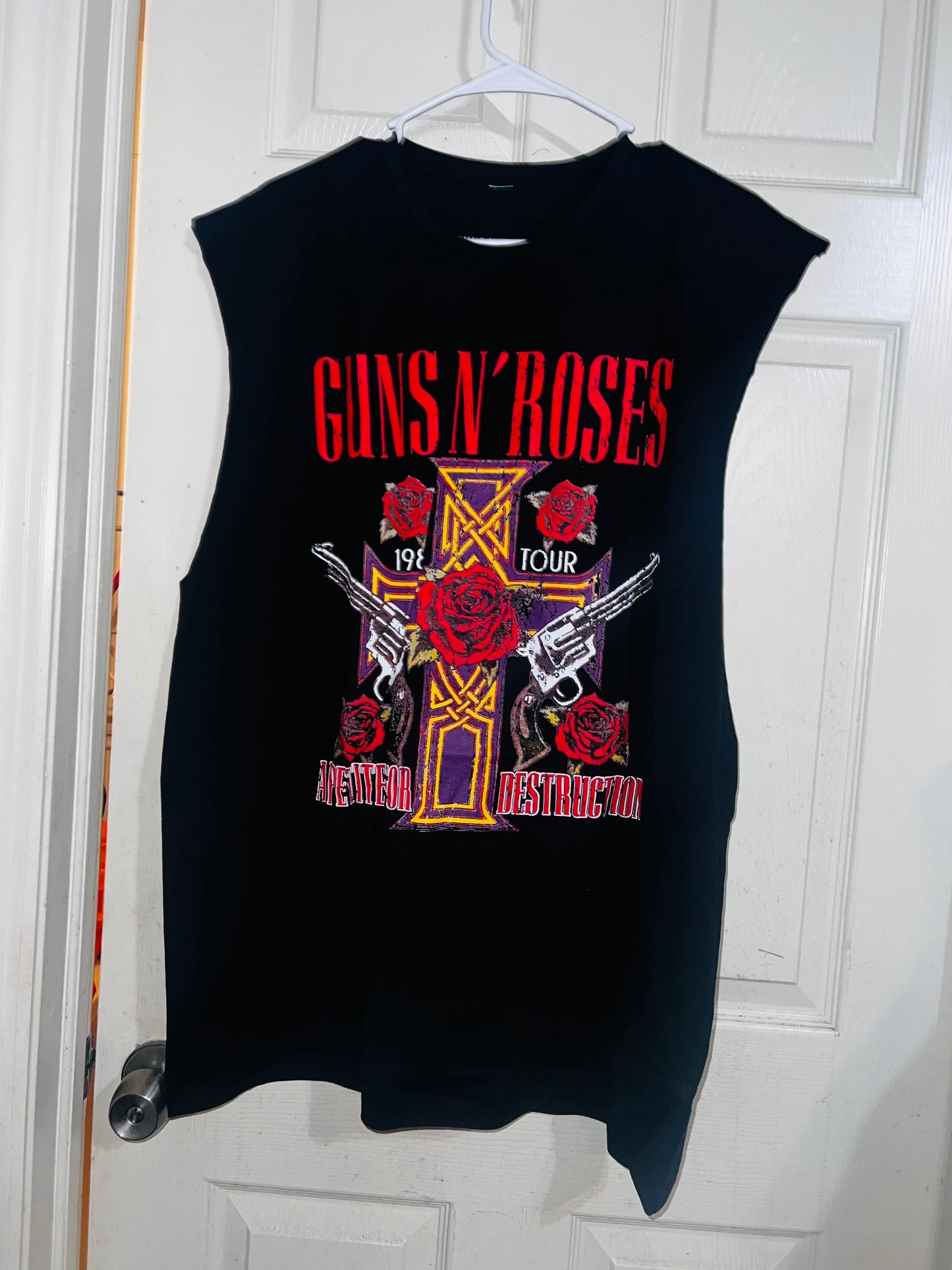 Guns n Roses Oversized Distressed Shirt (possibly dress)