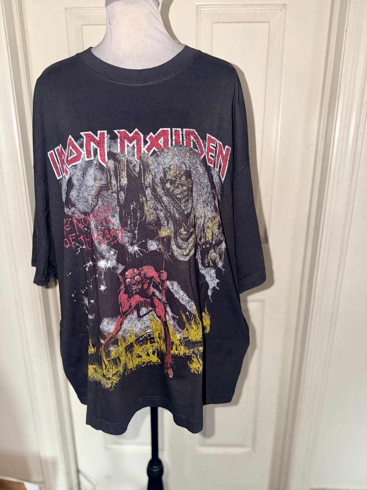 Iron Maiden Double Sided Oversized Tee