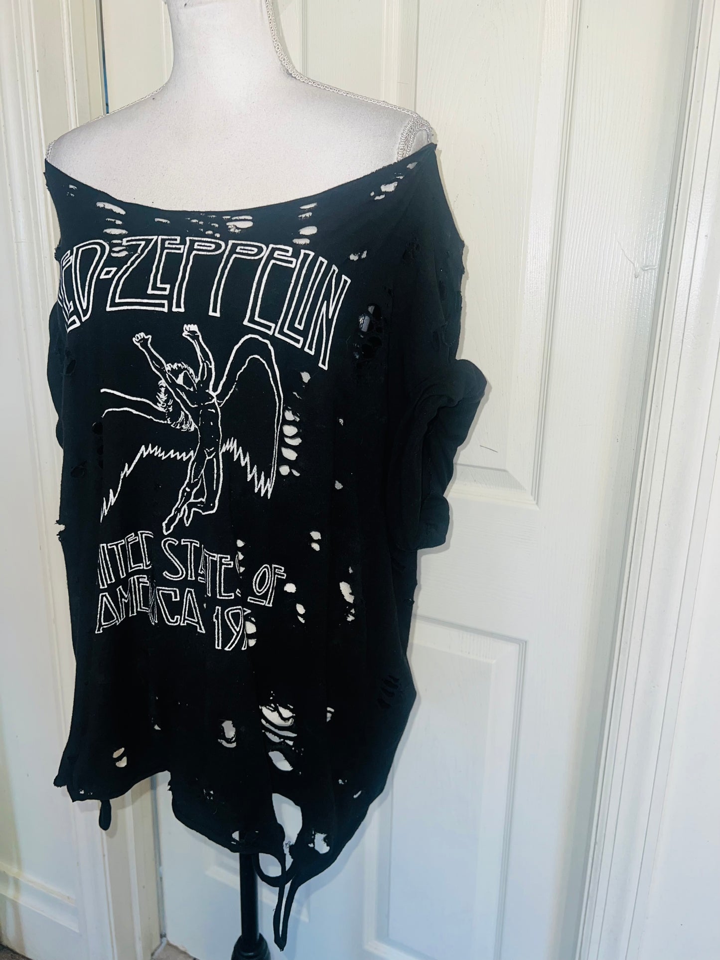 Led Zeppelin OFTS Oversized Distressed Tee (as is)