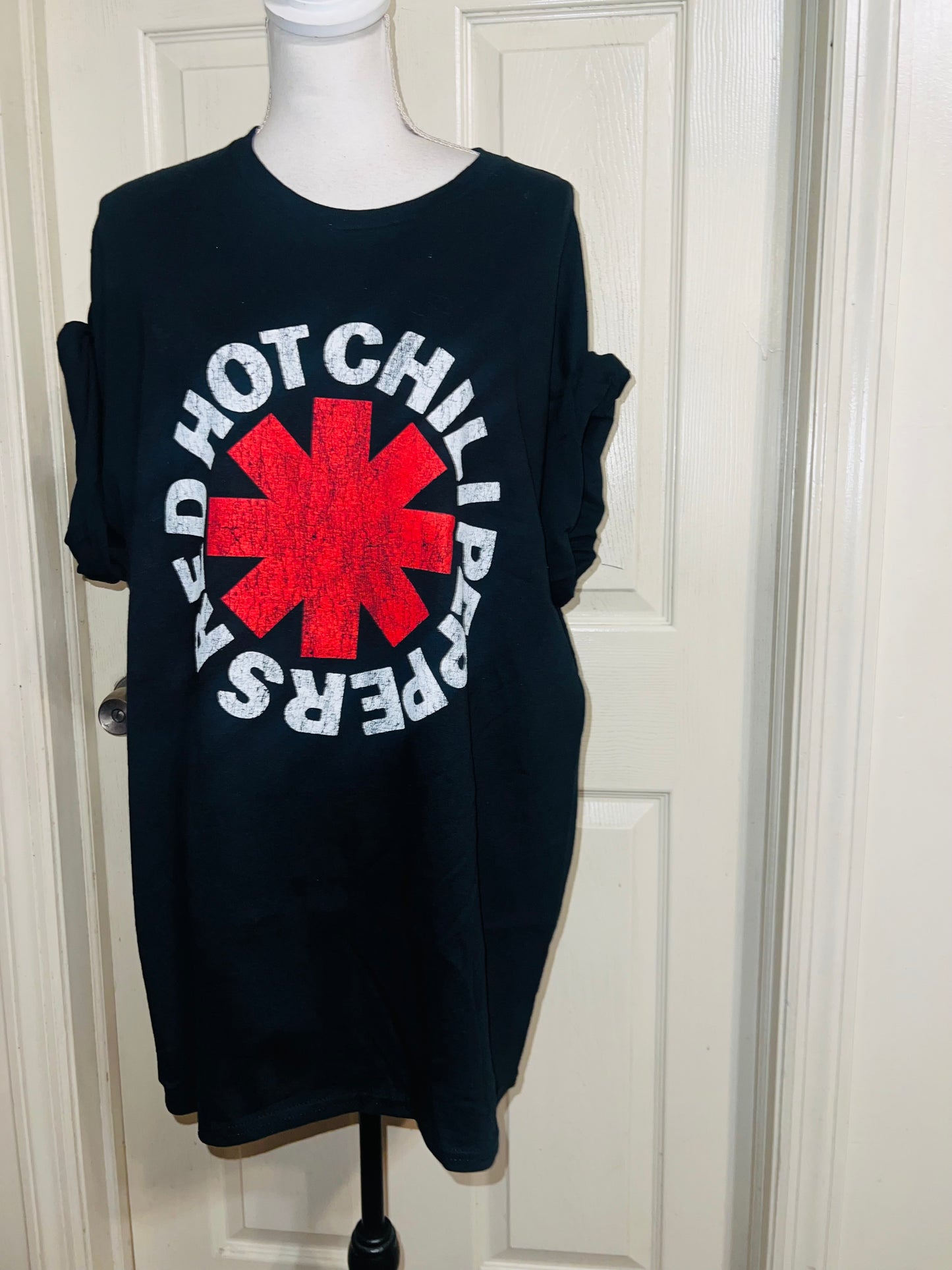 Red Hot Chili Peppers Oversized Distressed Tee