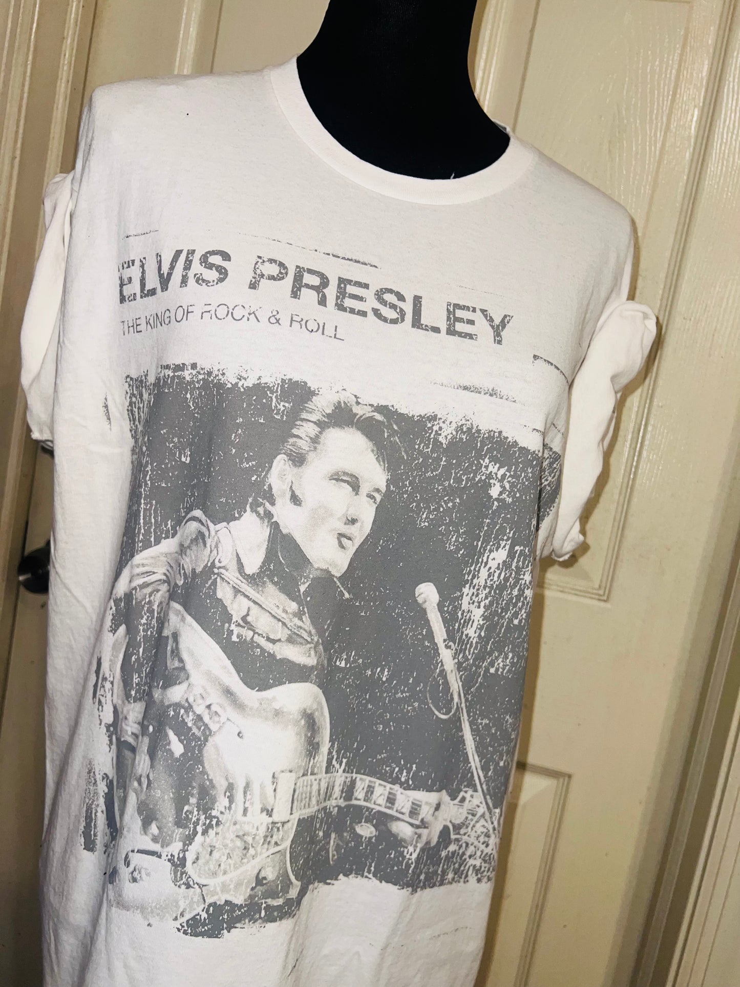 Elvis Oversized Distressed Tee