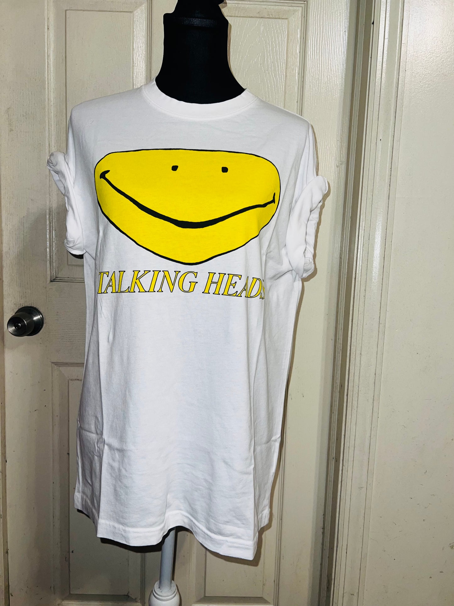 Talking Heads Oversized Distressed Tee