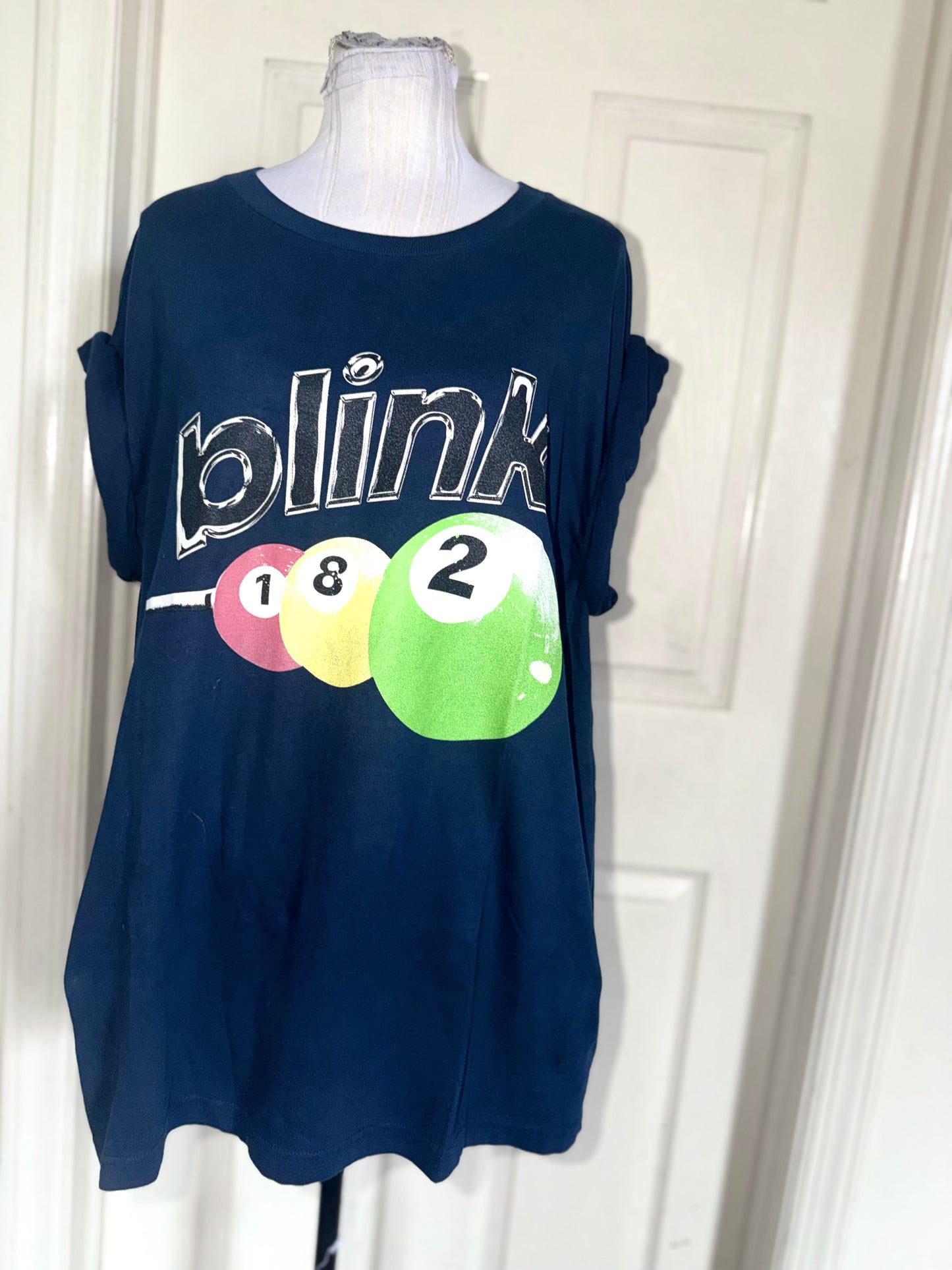 Blink-182 Oversized Distressed Tee