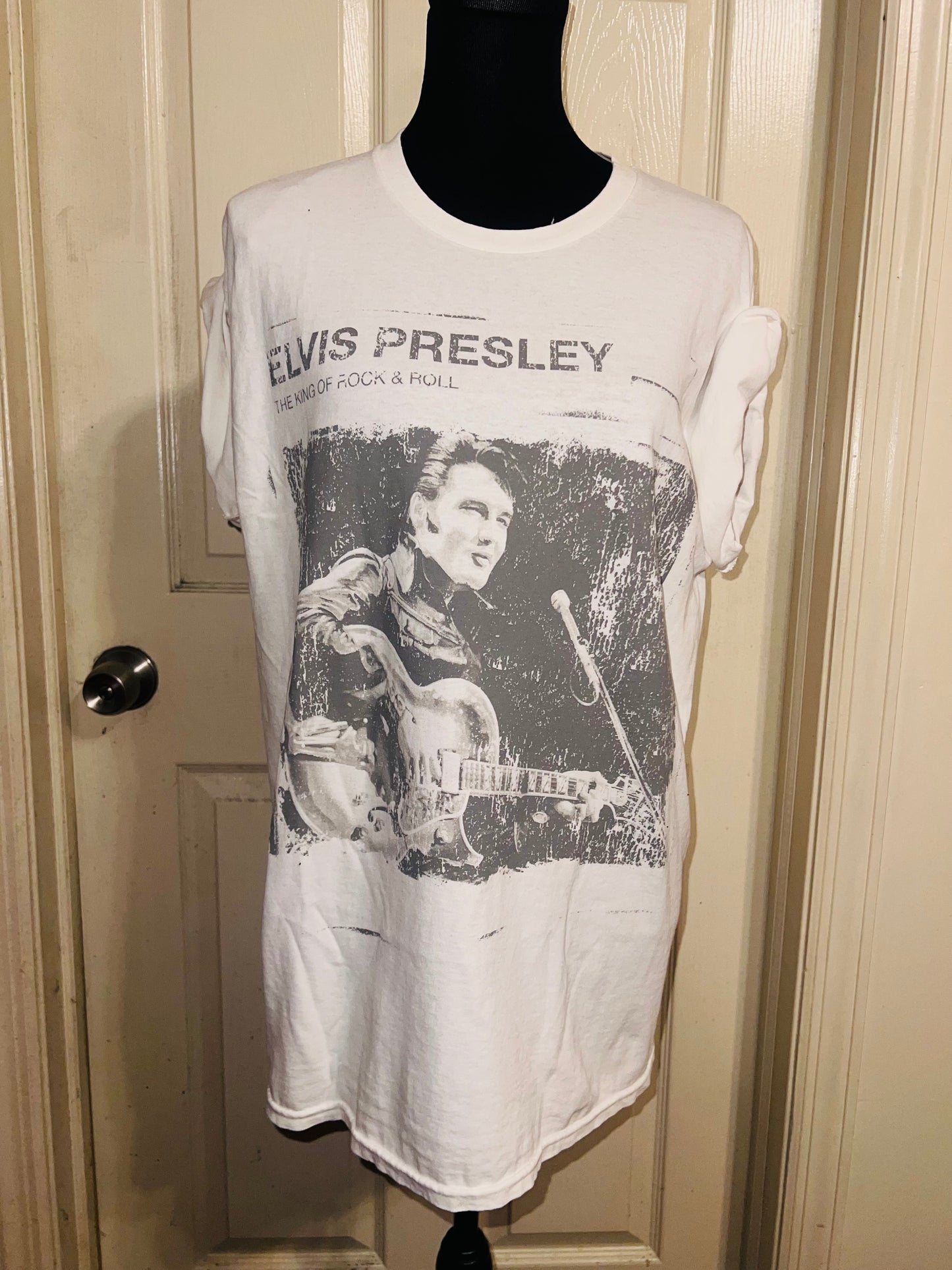 Elvis Oversized Distressed Tee