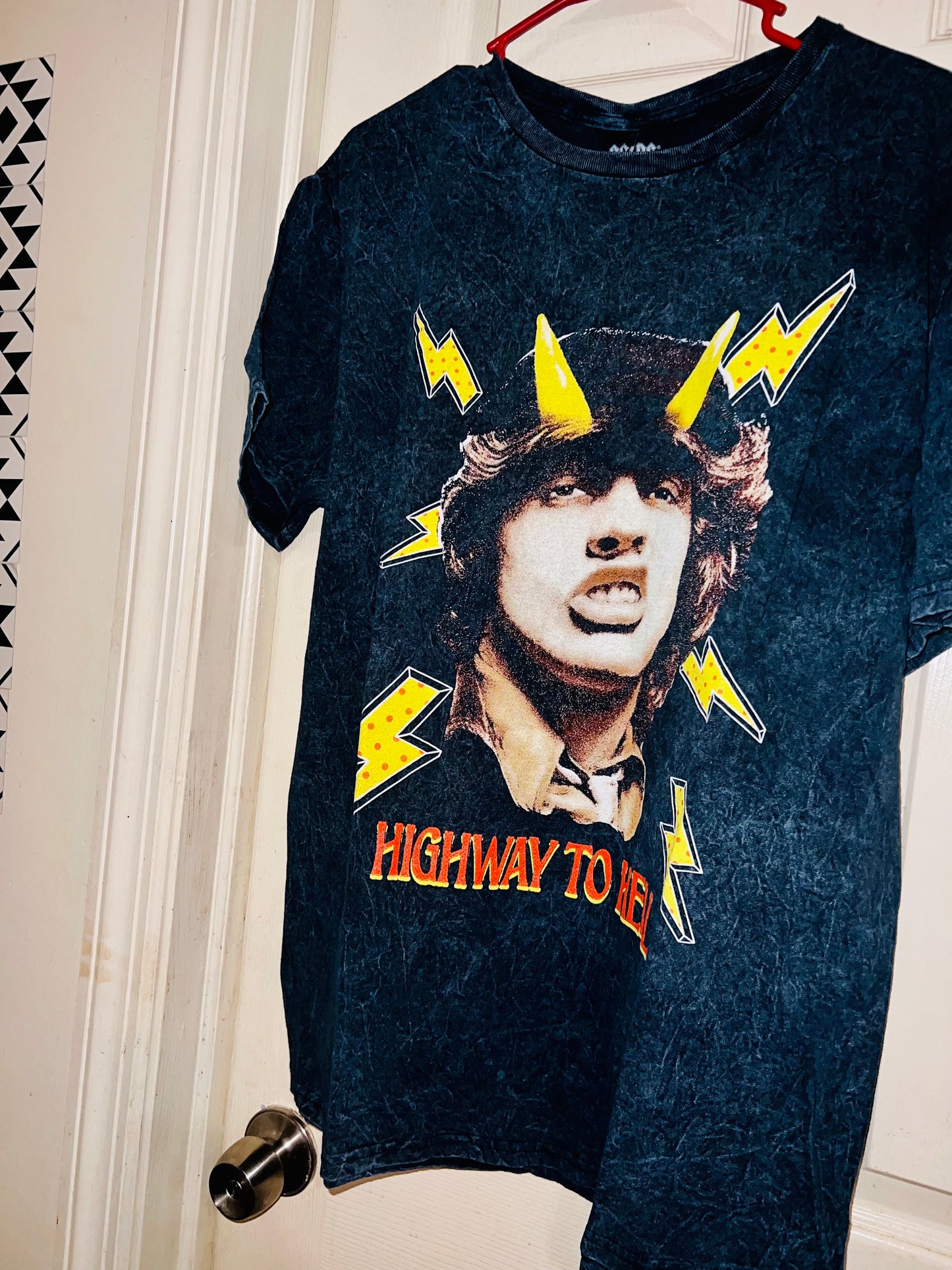 AC/DC Angus Young Highway to Hell Oversized Tee