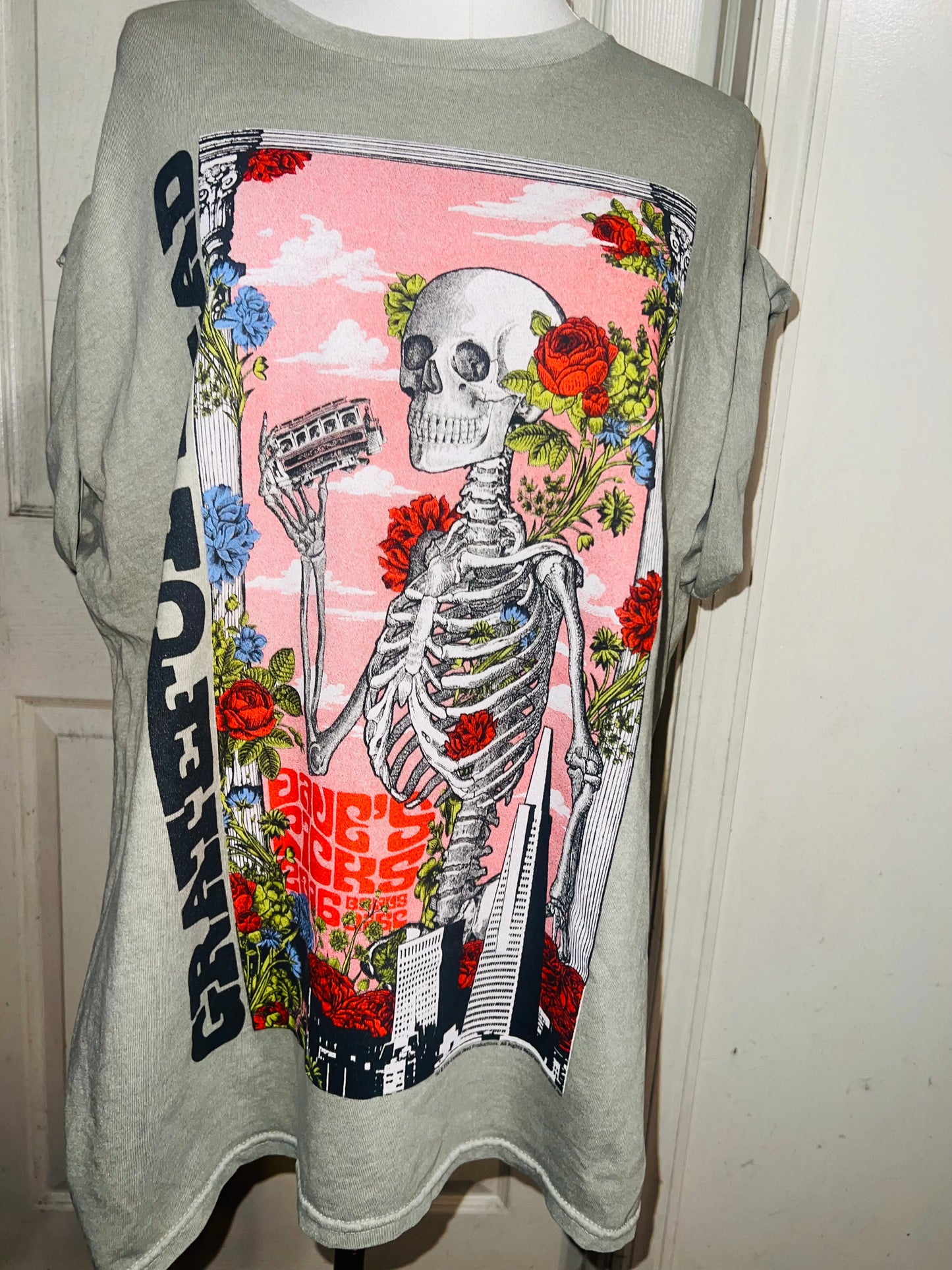 Grateful Dead Oversized Distressed Tee