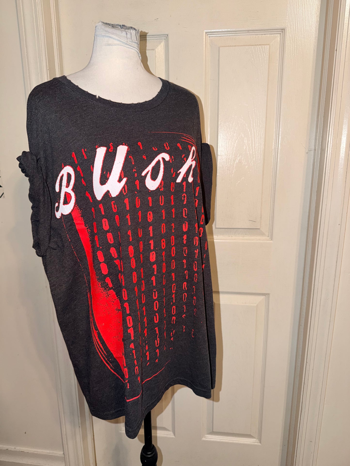 Bush Double Sided Oversized Distressed Tee