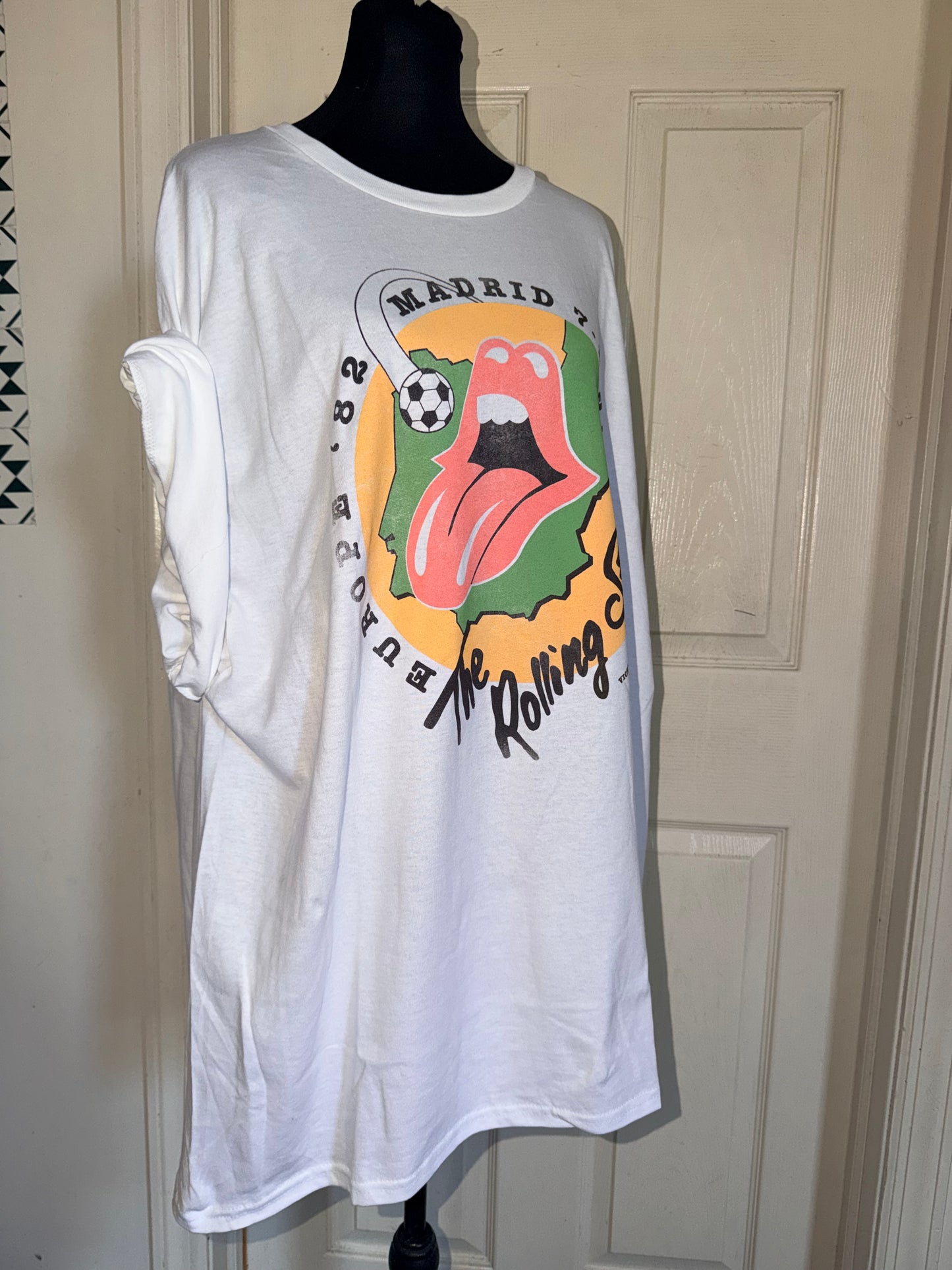 The Rolling Stones Oversized Distressed Tee