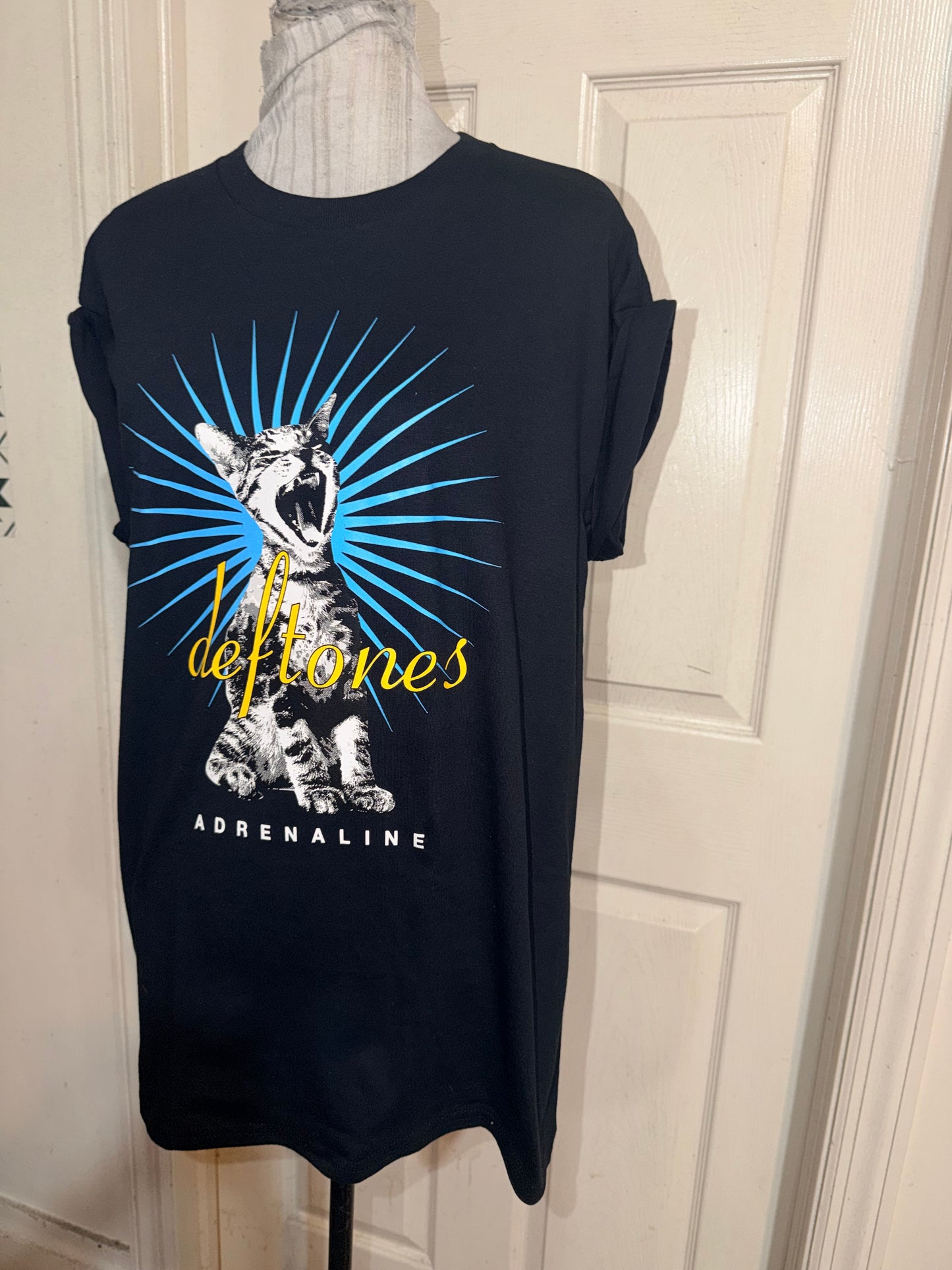 Deftones Oversized Distressed Tee