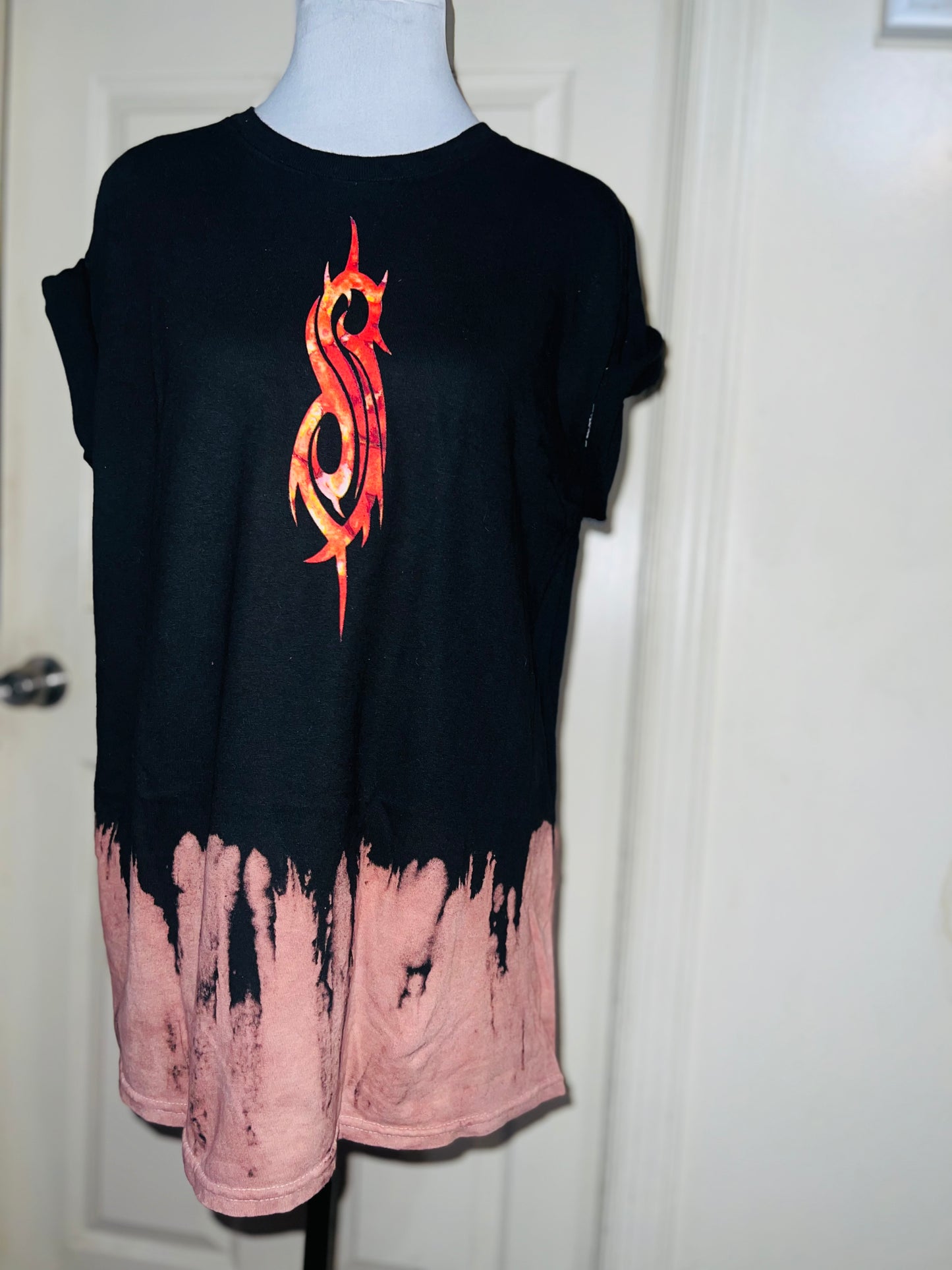 Slipknot Double Sided Oversized Distressed Tee