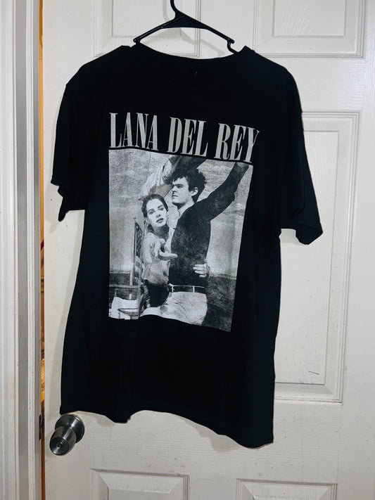 Lana Del Rey Norman Fing Rockwell Oversized Distressed Tee