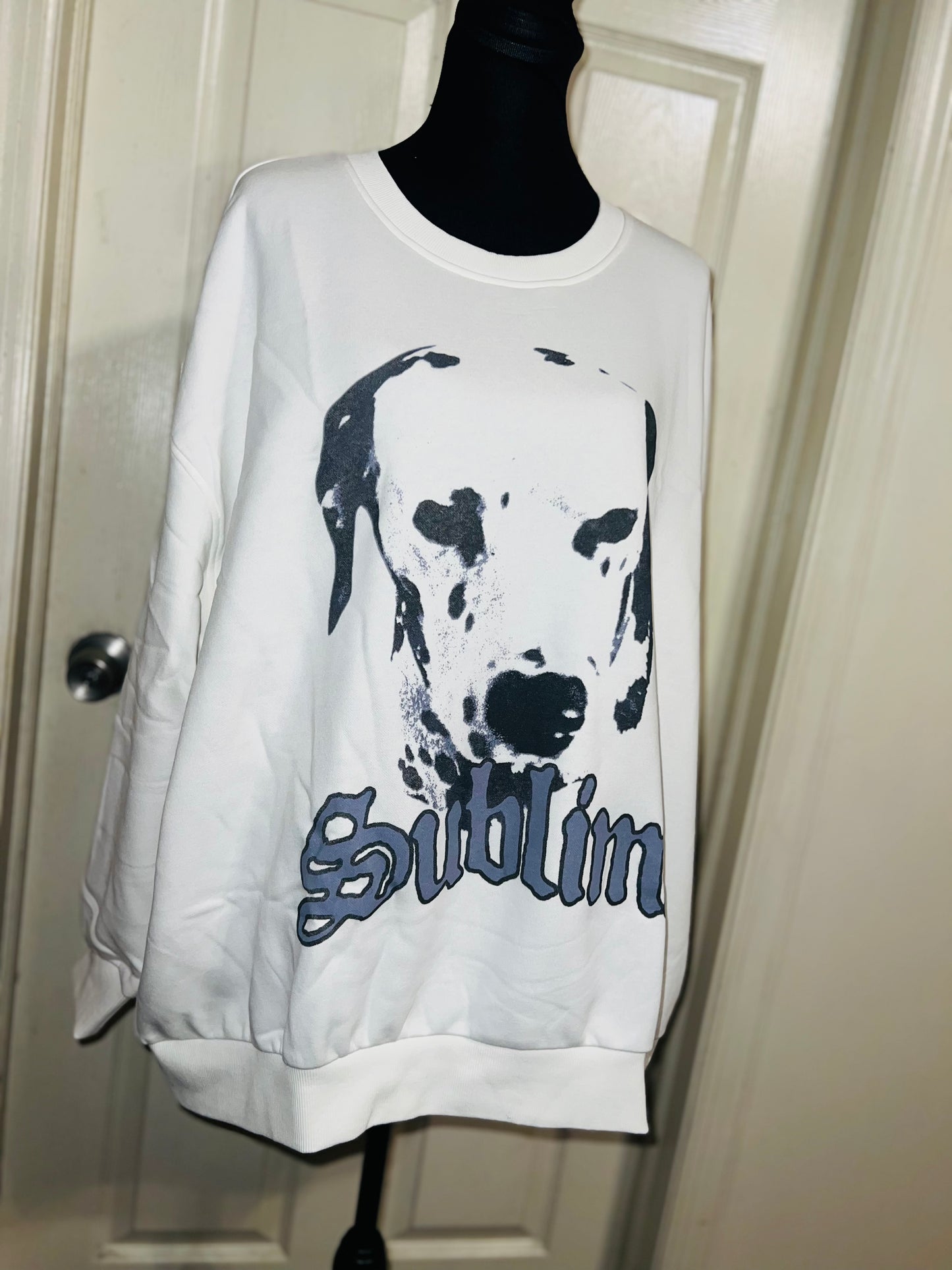 Sublime Oversized Distressed Sweatshirt