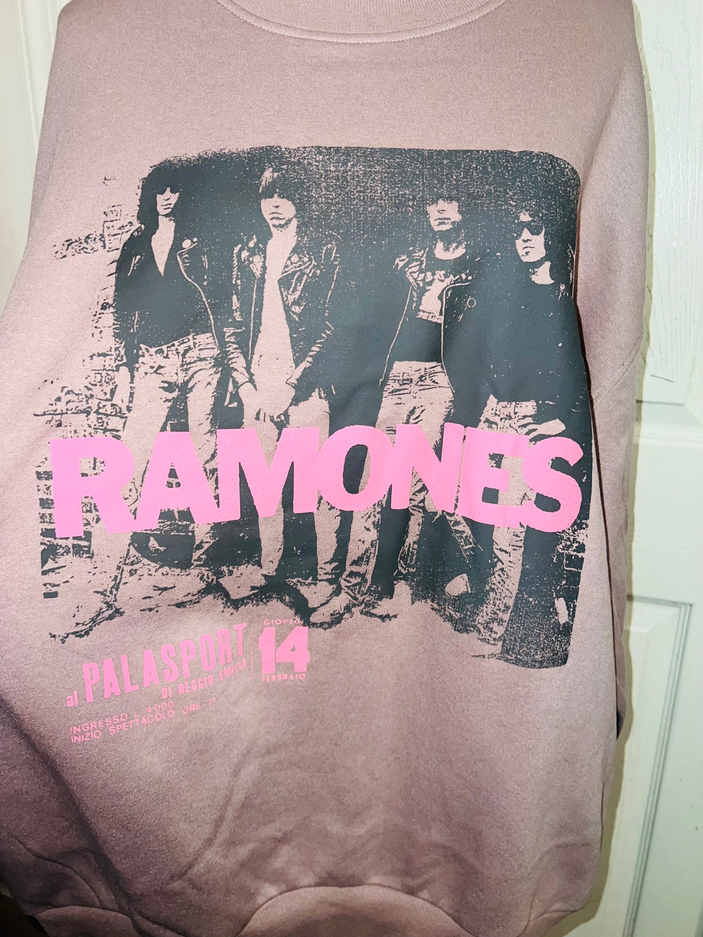 Ramones Oversized Distressed Tee