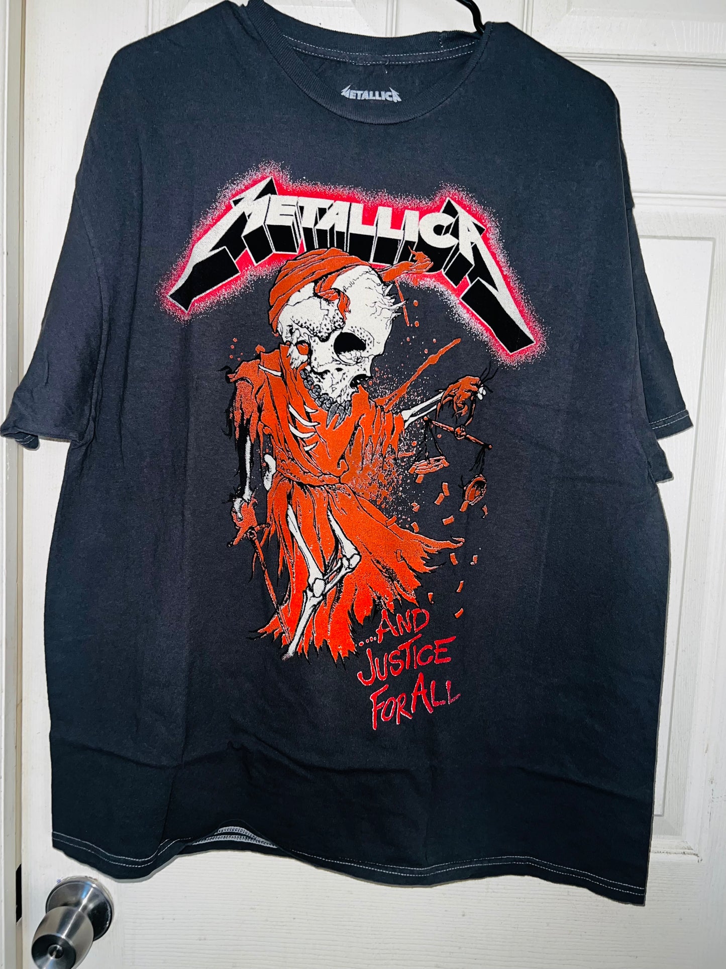 Metallica Justice for All Oversized Tee