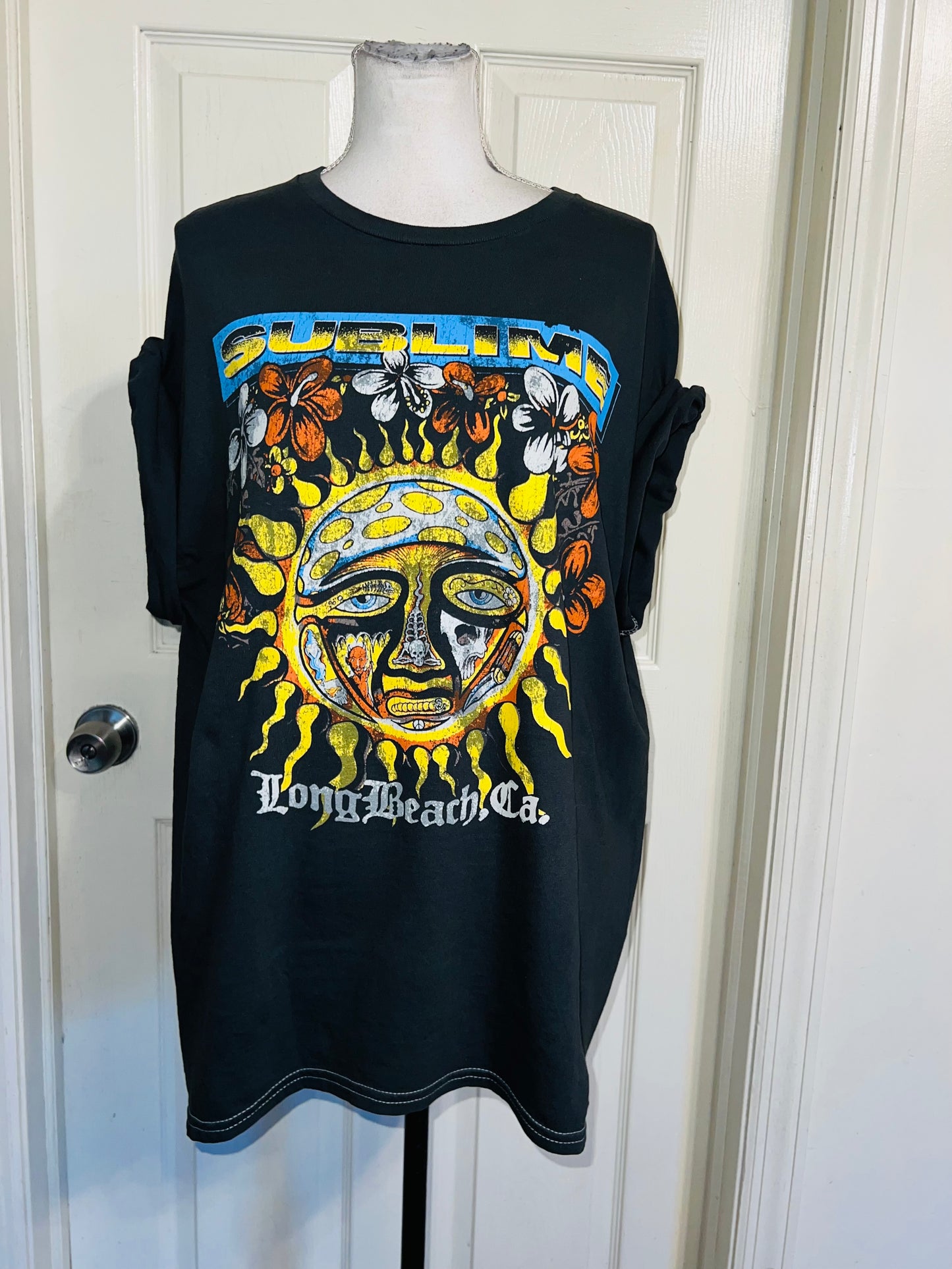 Sublime Double Sided Oversized Distressed Tee