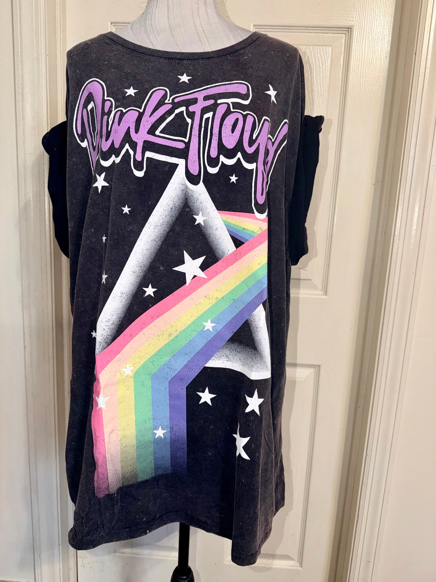 Pink Floyd Double Sided Oversized Distressed Tee