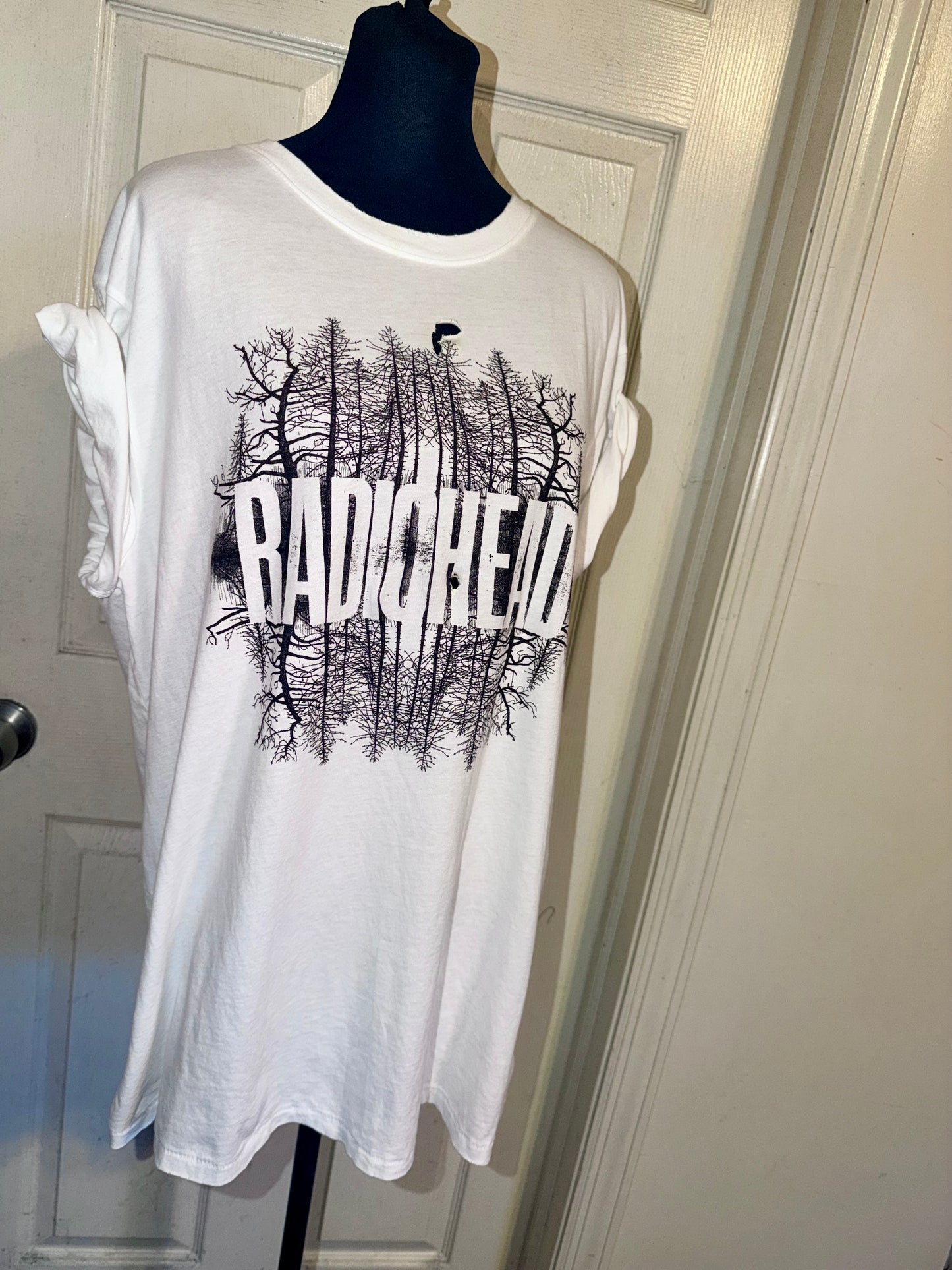 Radiohead Oversized Distressed Tee