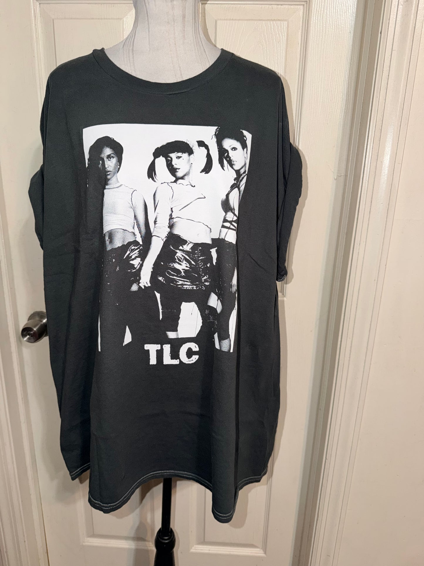 TLC Oversized Distressed Tee