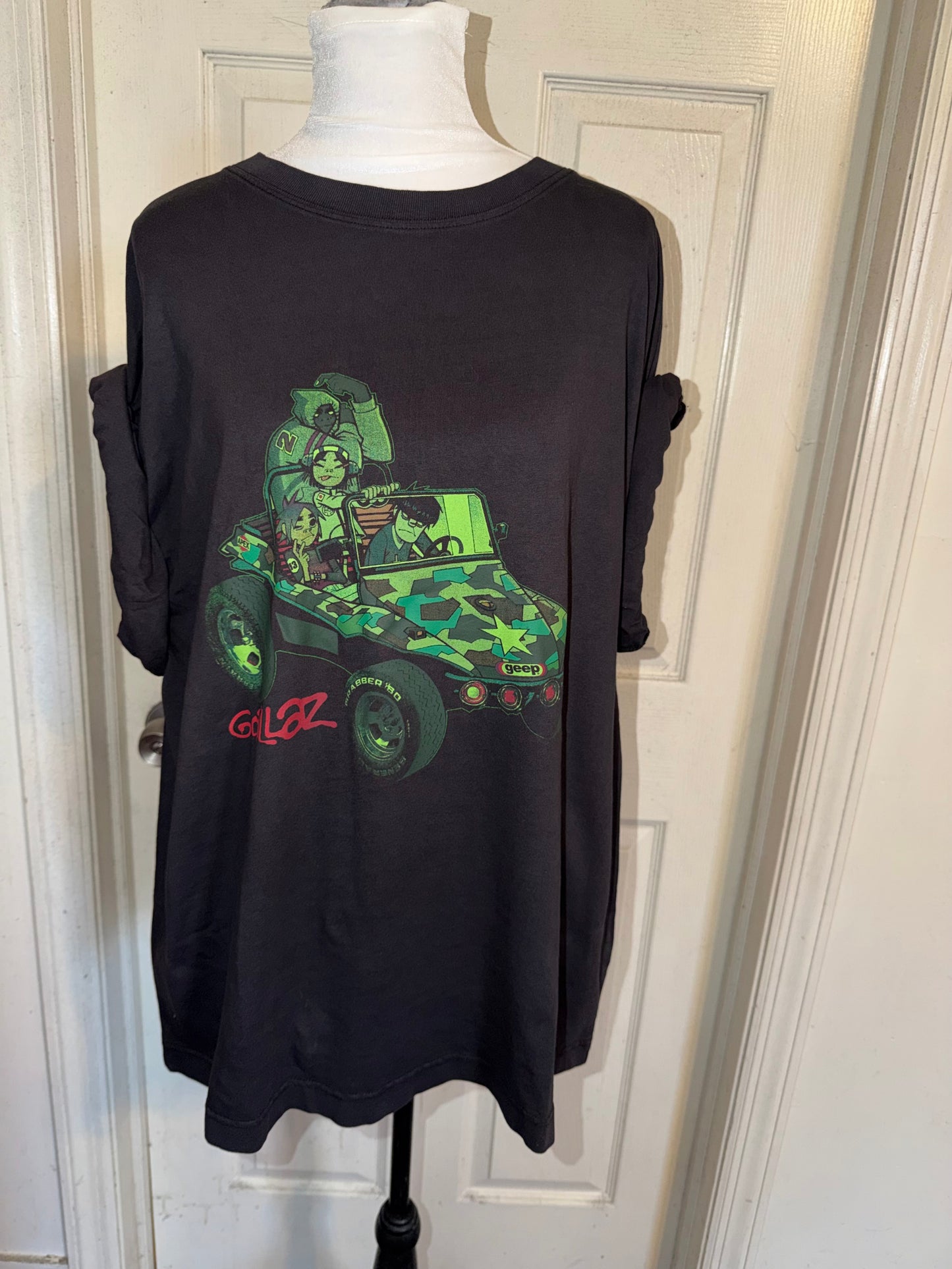 Gorillaz Oversized Distressed Tee