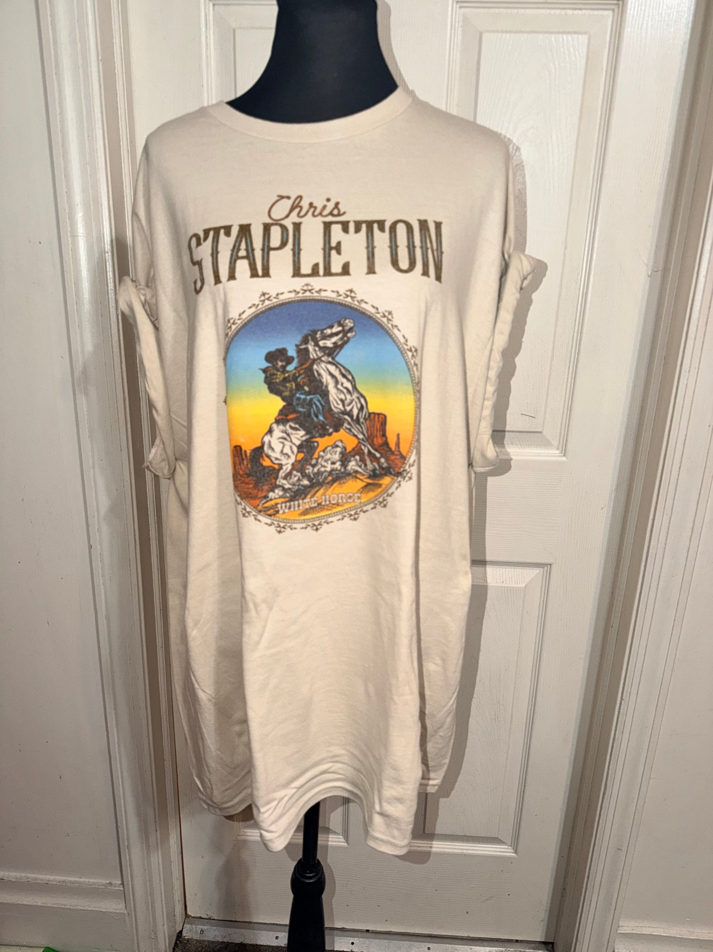 Chris Stapleton Oversized Distressed Tee