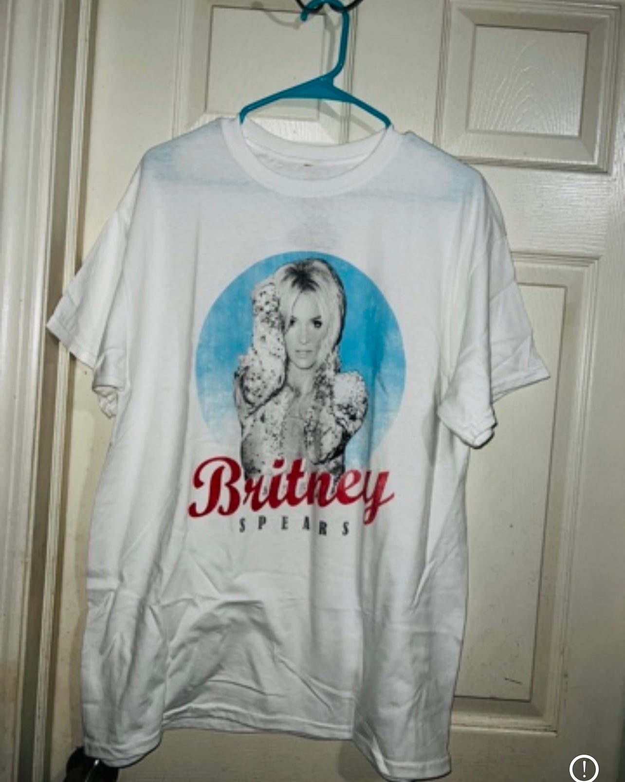 Britney Spears Oversized Distressed Tee