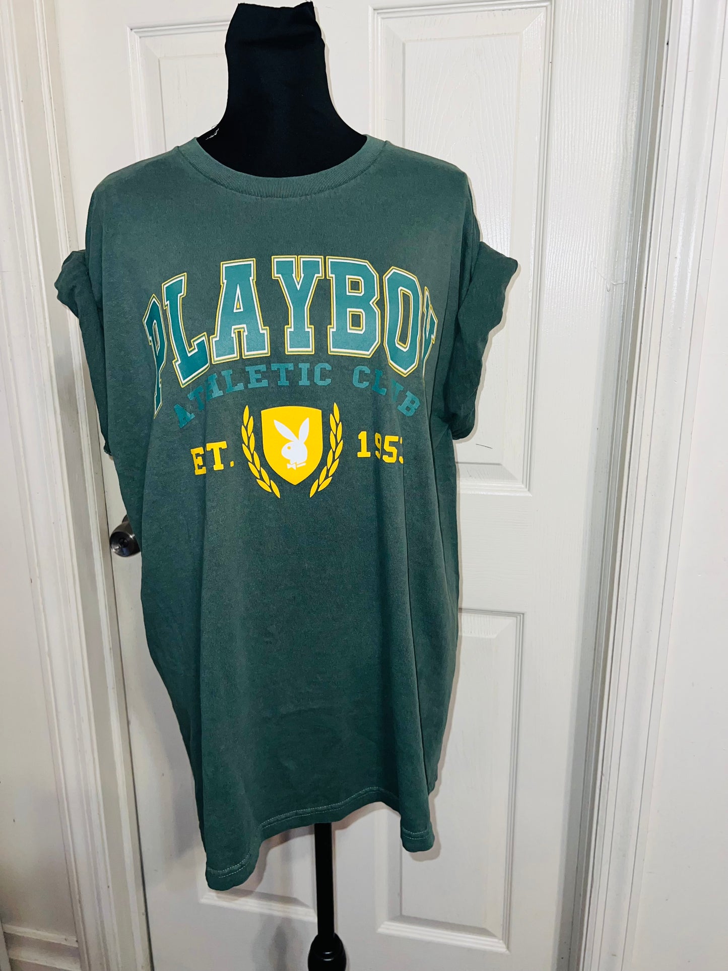Playboy Oversized Distressed Tee