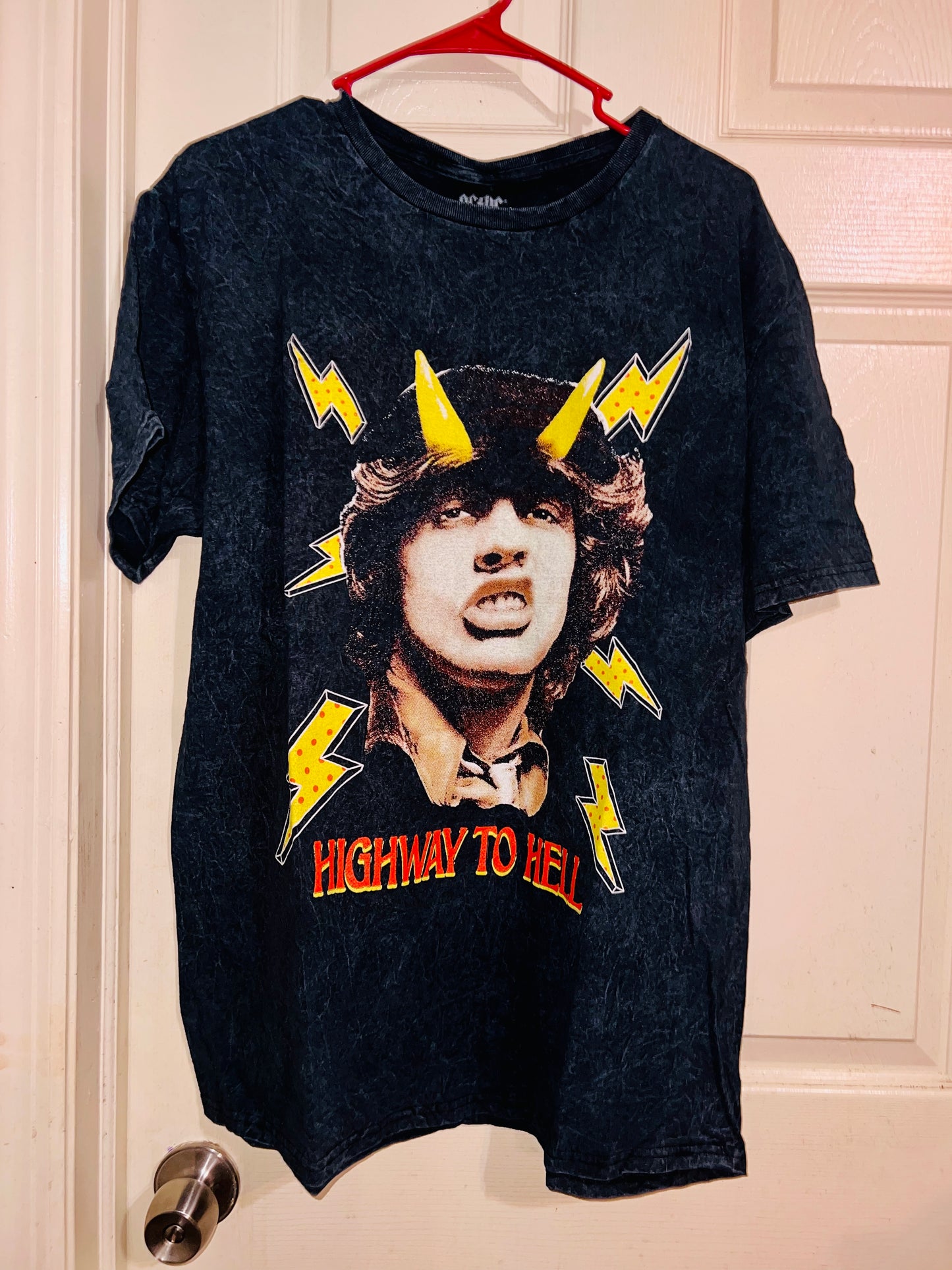 AC/DC Angus Young Highway to Hell Oversized Tee