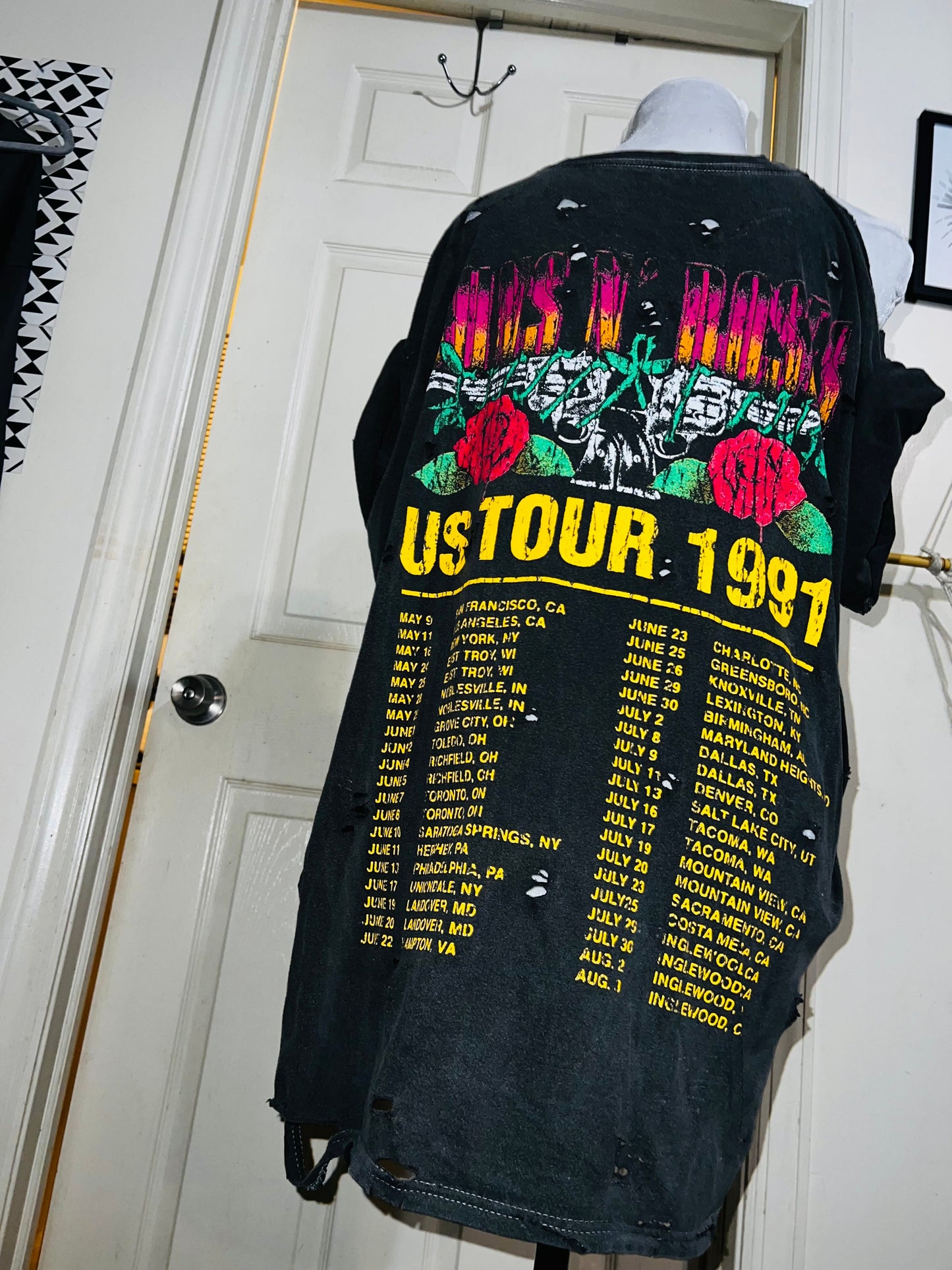 Guns n Roses Double Sided Oversized Tee/Dress