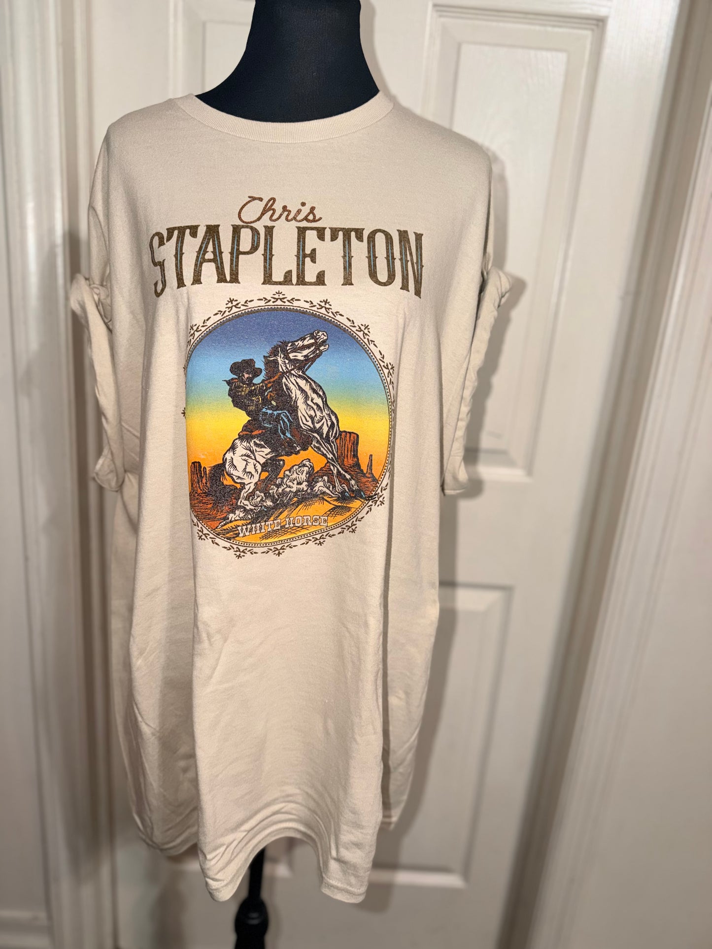 Chris Stapleton Oversized Distressed Tee