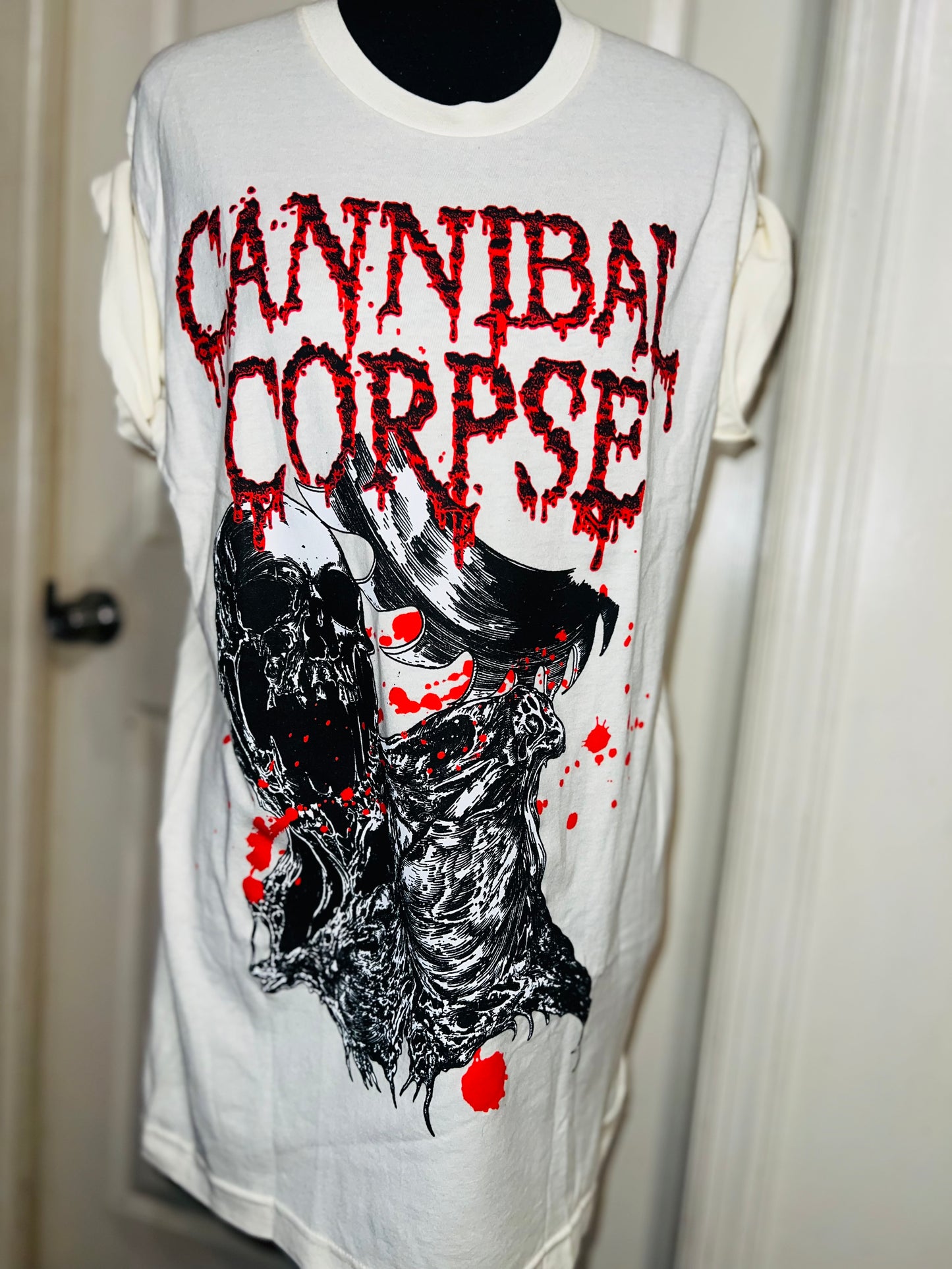 Cannibal Corpse Oversized Distressed Tee