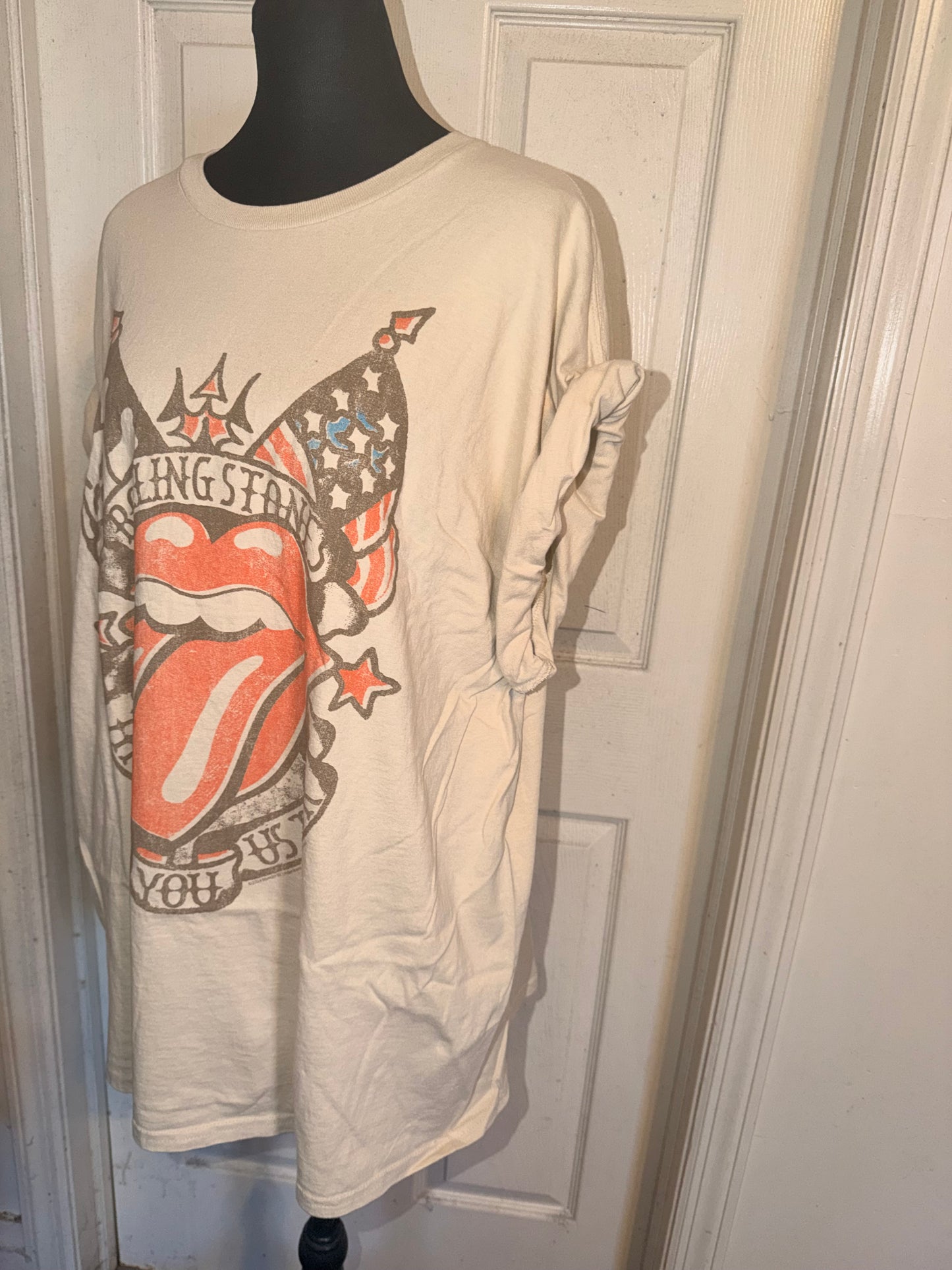 The Rolling Stones Oversized Distressed Tee