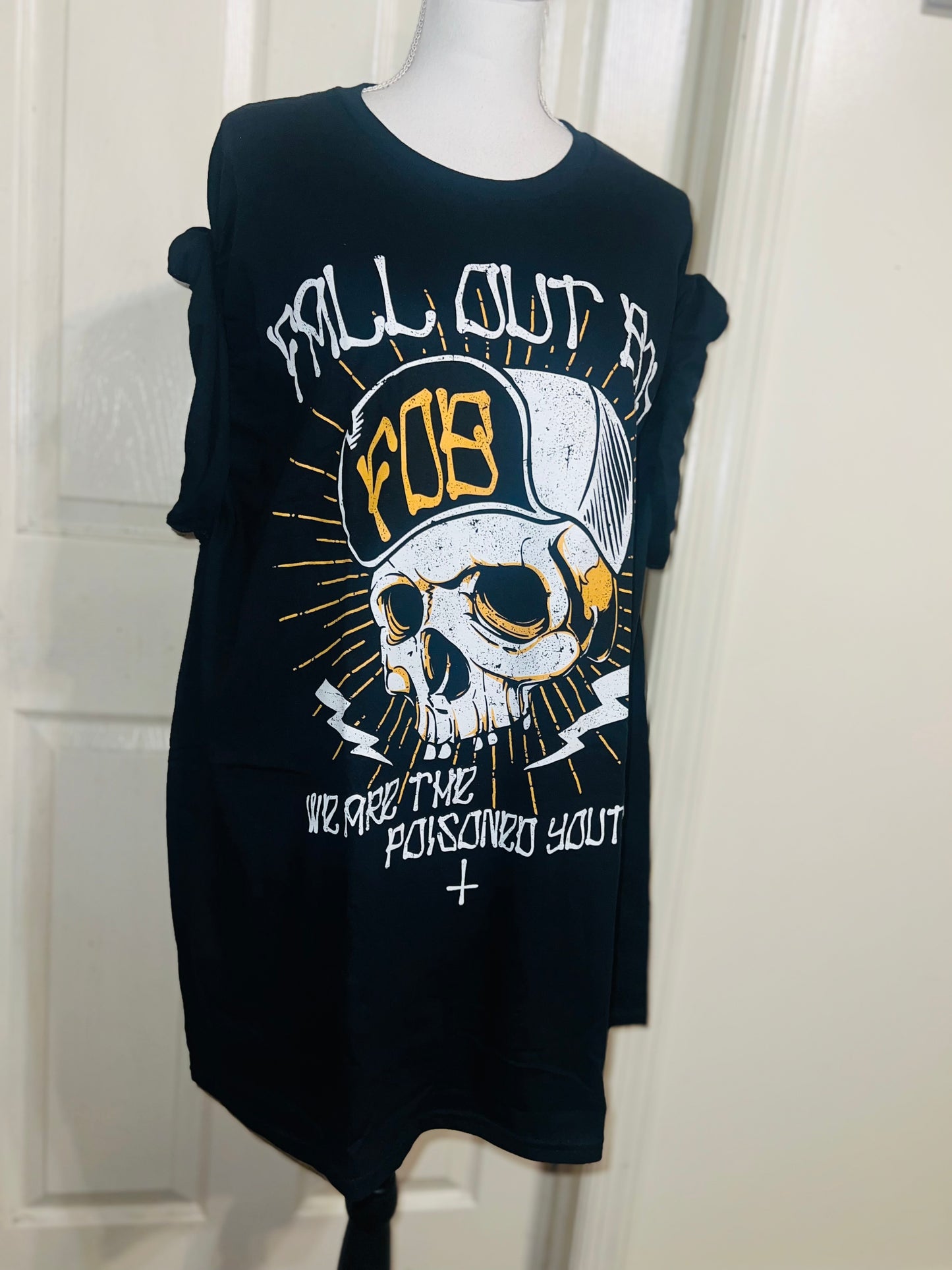 Fall Out Boy Oversized Distressed Tee