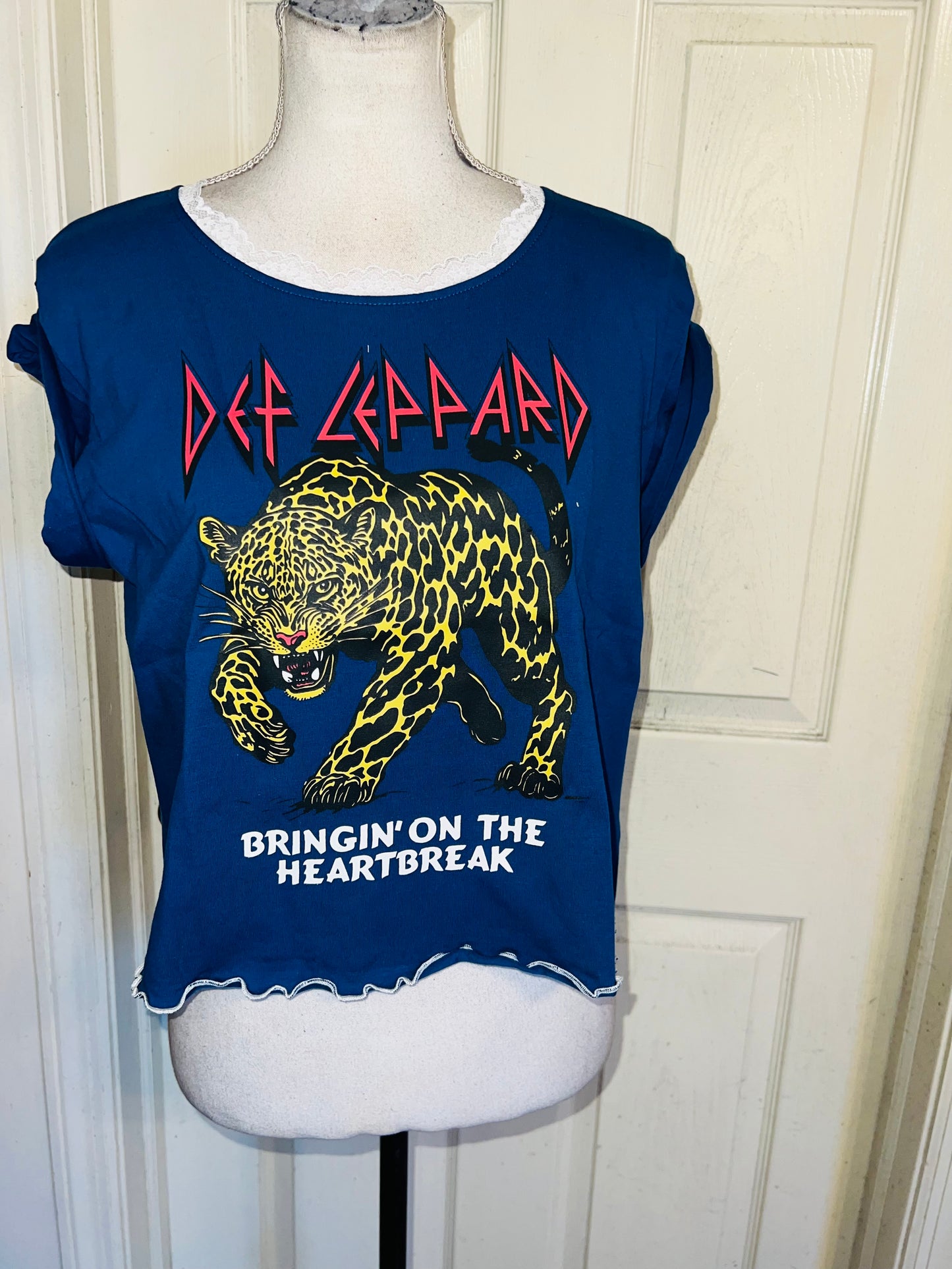 Def Leppard Distressed Baby Tee