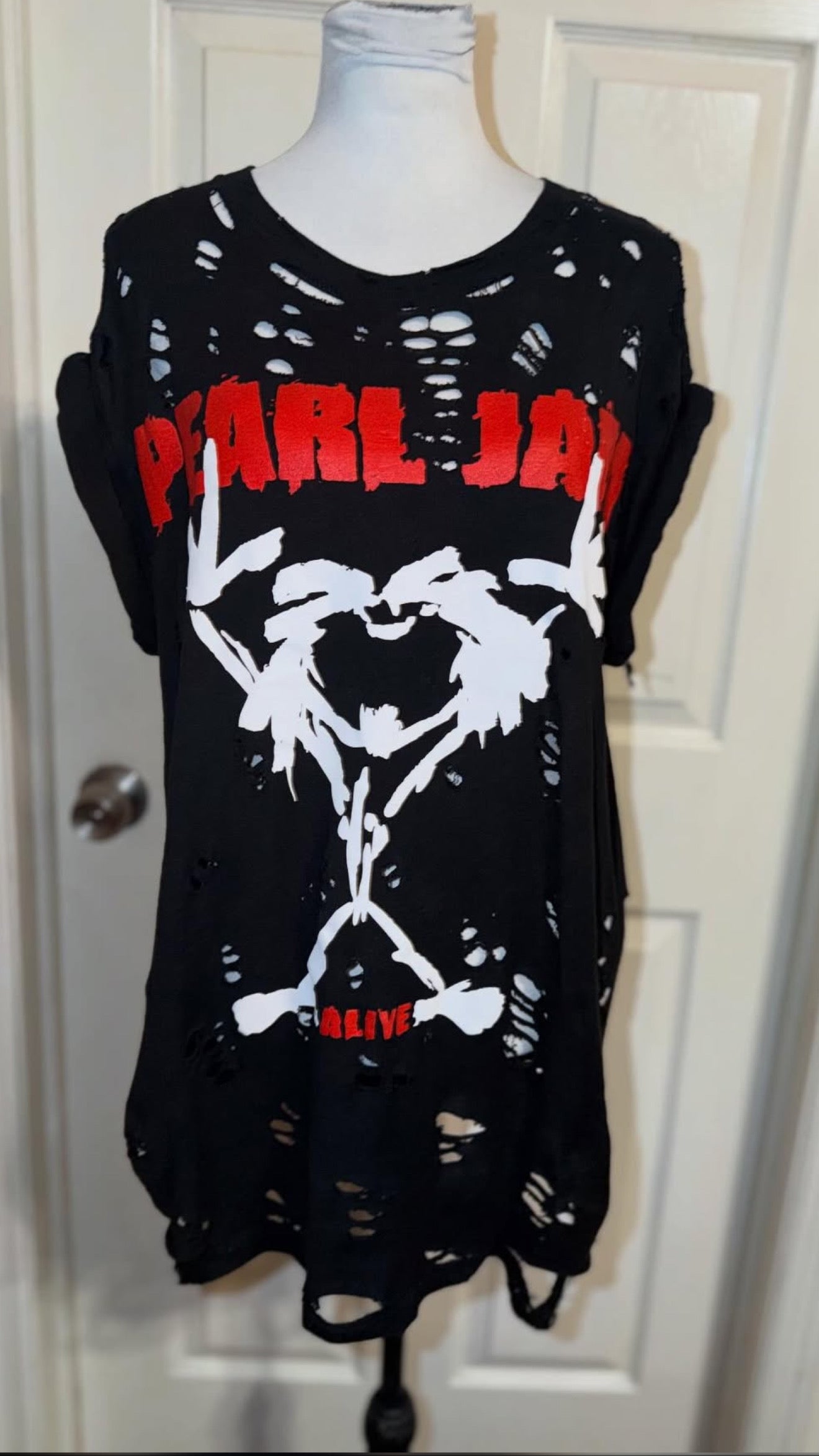 Pearl Jam Double Sided Oversized Tee