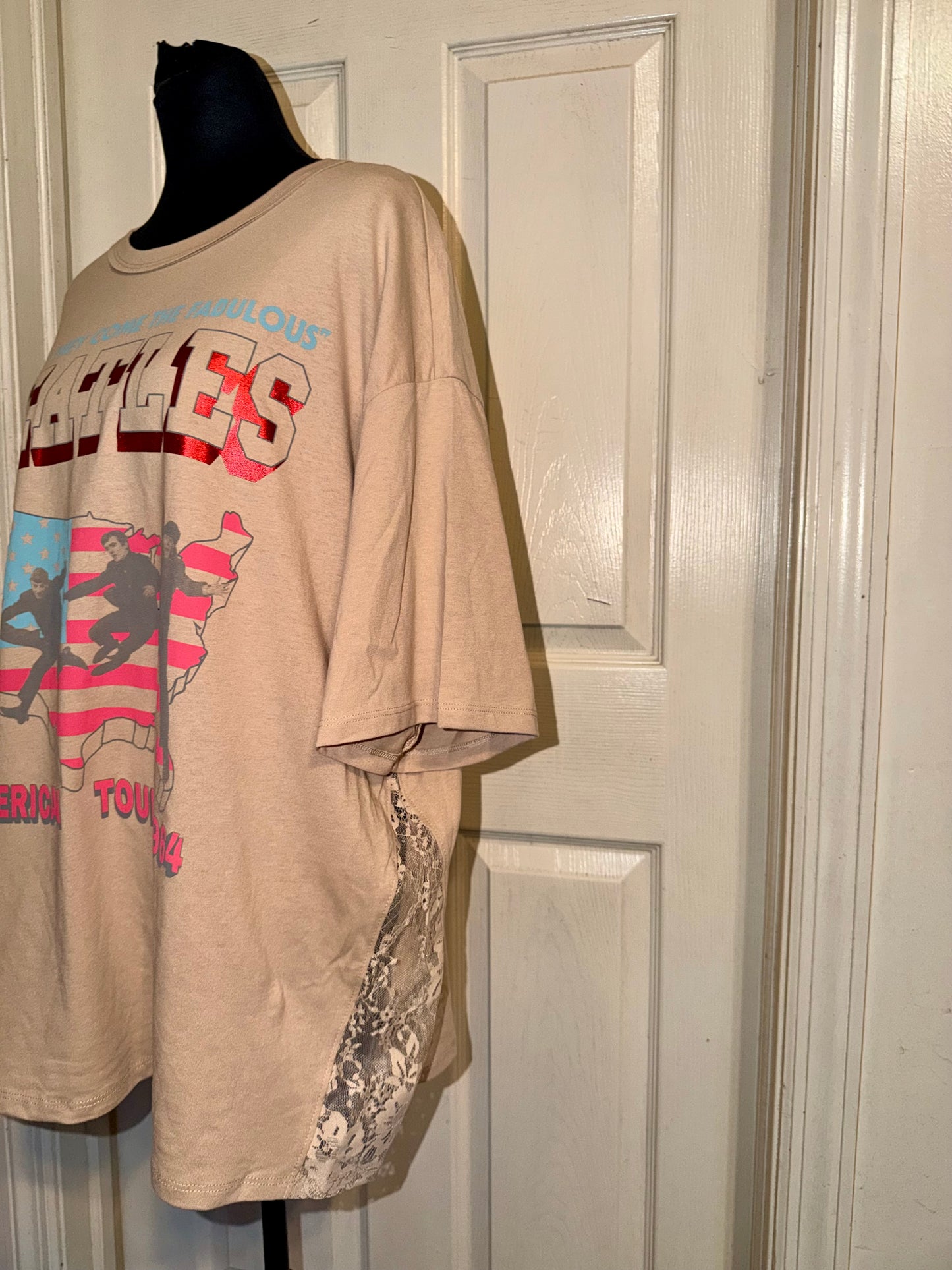 The Beatles Lace Oversized Tee
