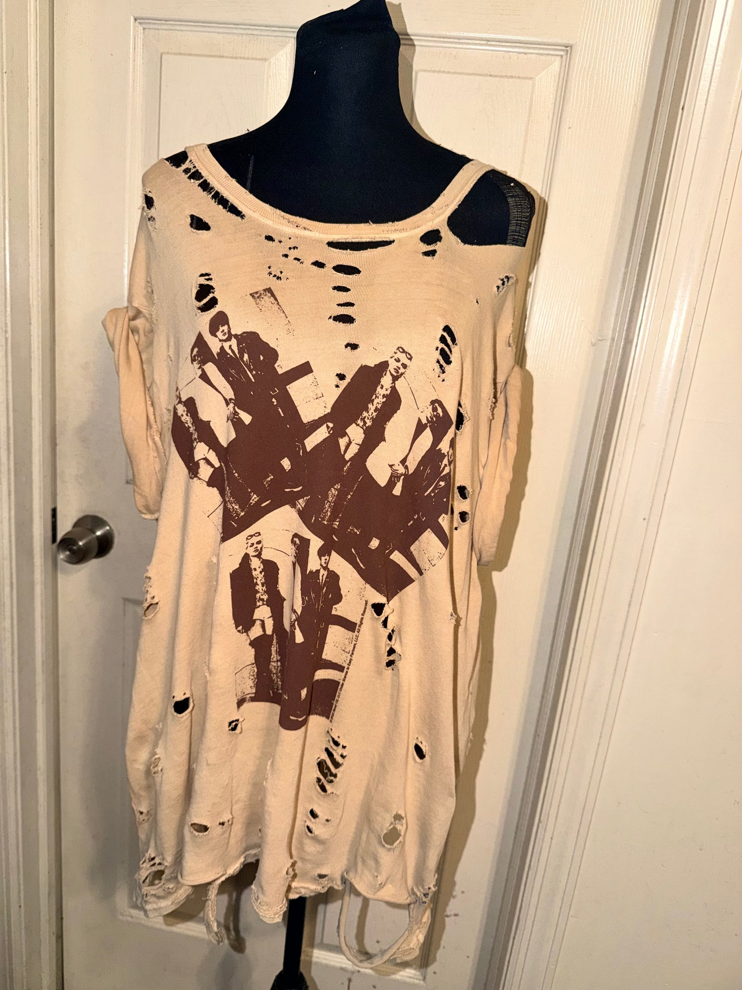 Blondie Double Sided Oversized Distressed Tee (as is)