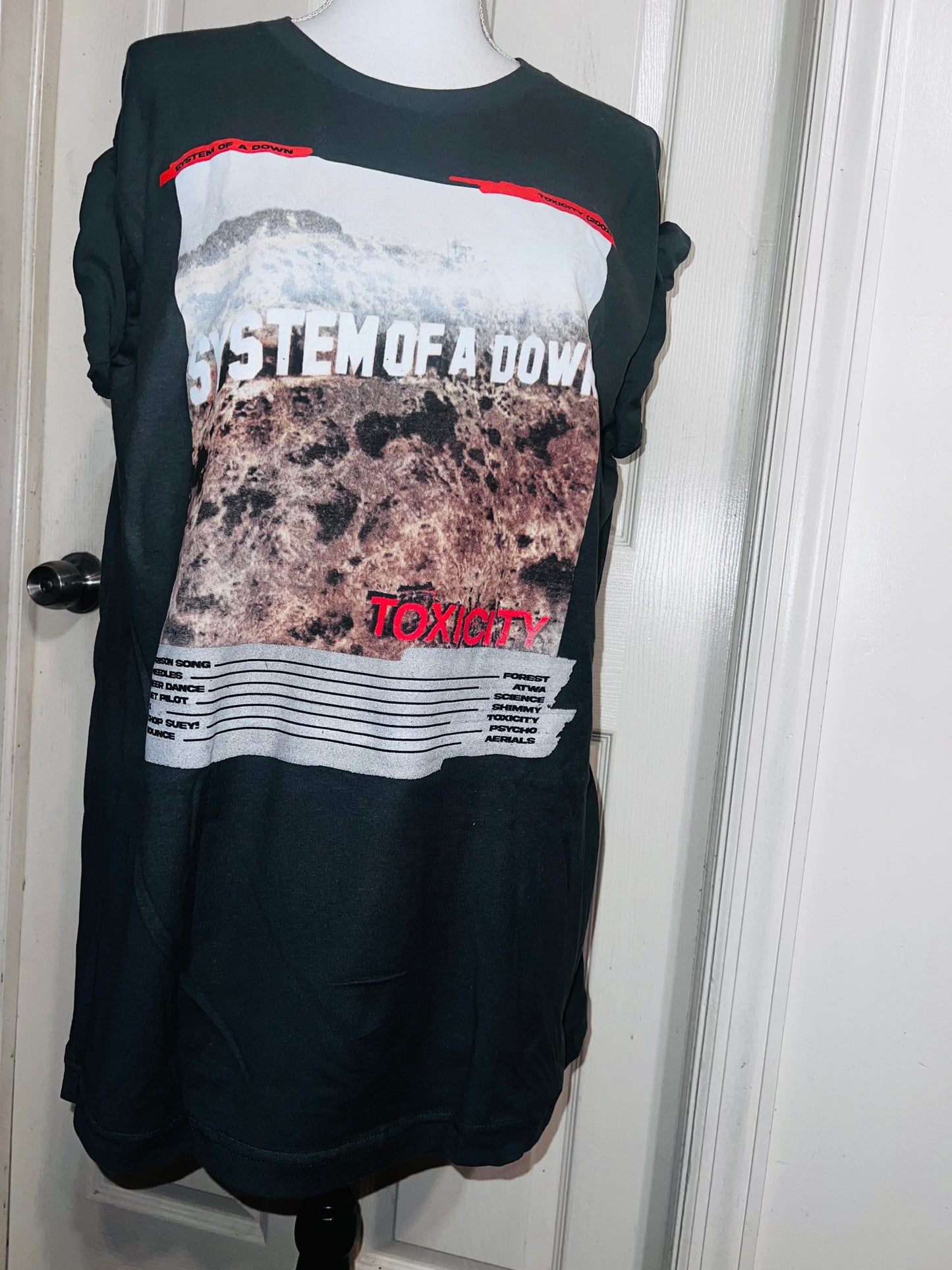 System of a Down Oversized Distressed Tee