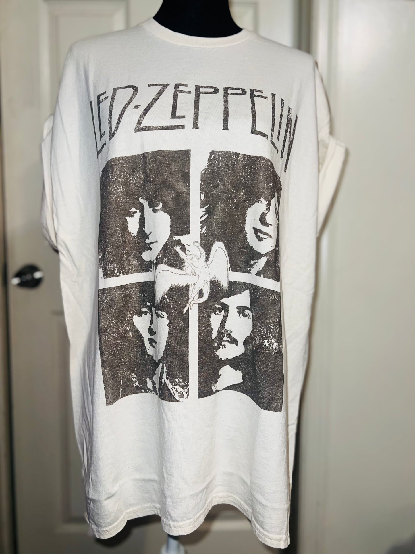 Led Zeppelin Oversized Distressed Tee