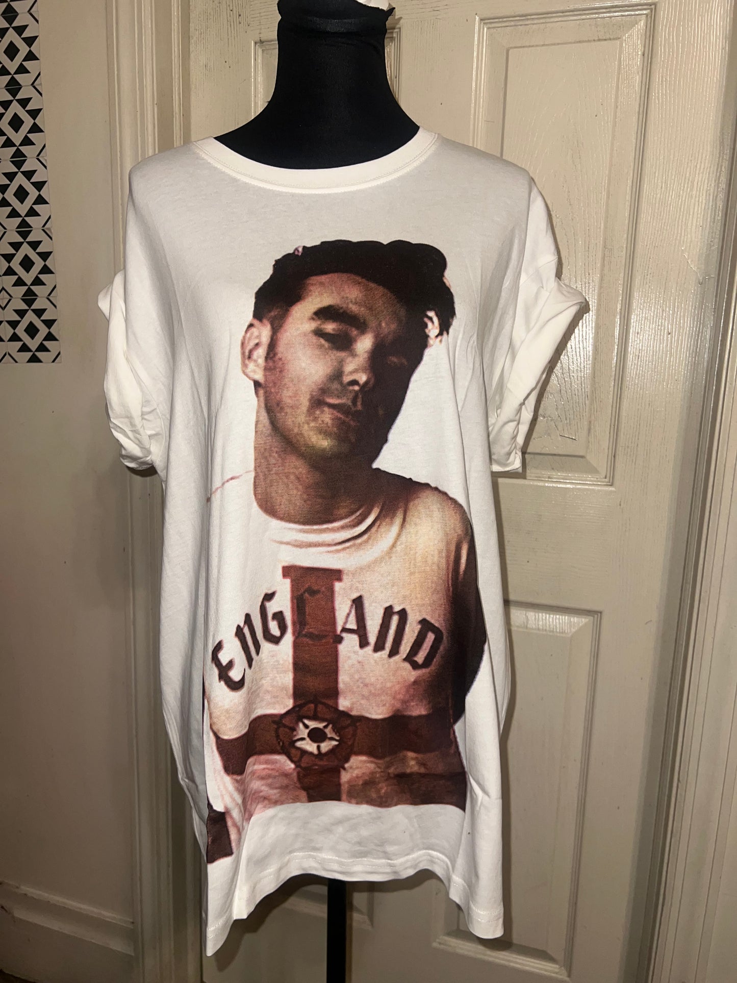 Morrissey Oversized Distressed Tee