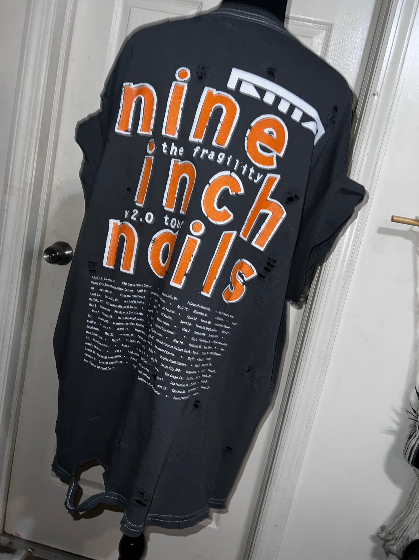 Nine Inch Nails Oversized Distressed Tee