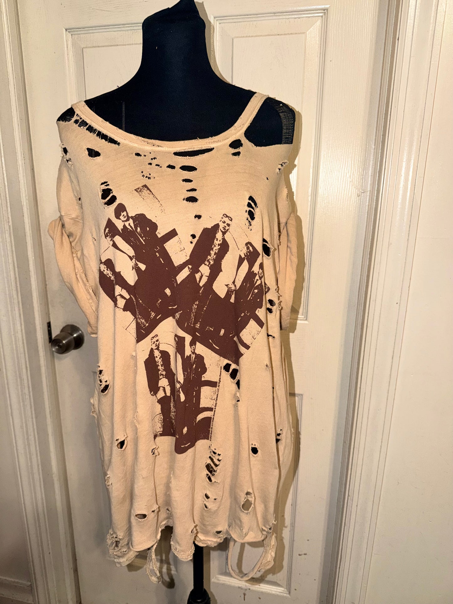 Blondie Double Sided Oversized Distressed Tee (as is)