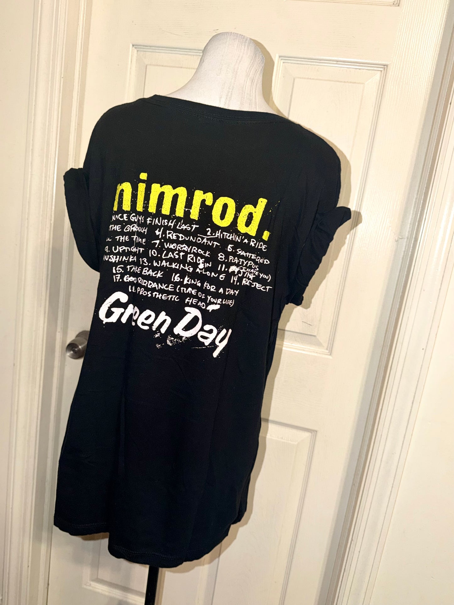 Green Day Double Sided Tee